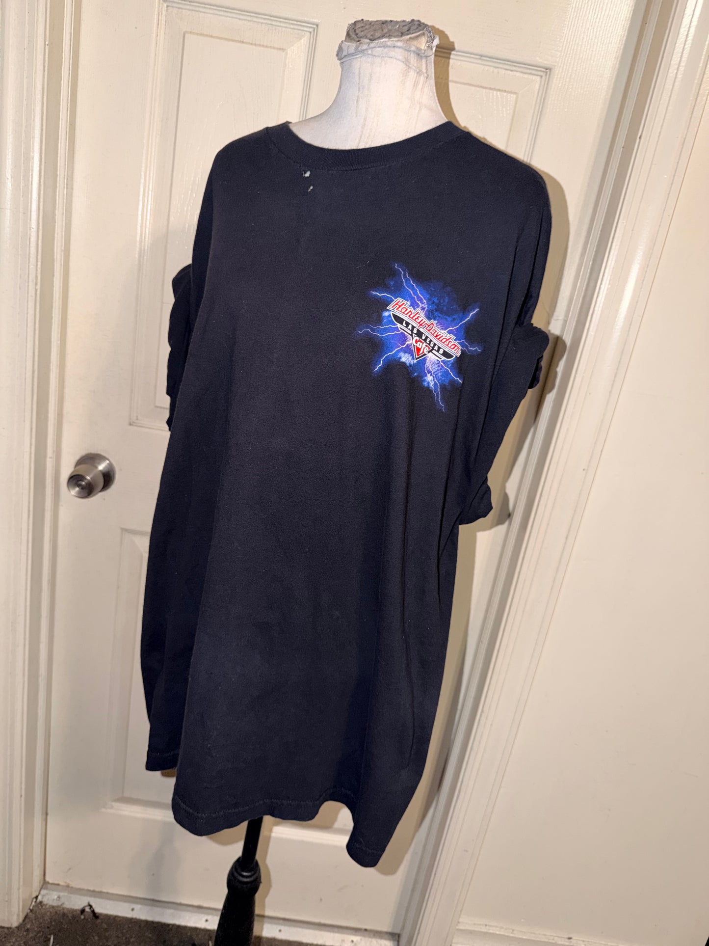 Harley Davidson Vintage Double Sided Oversized Tee