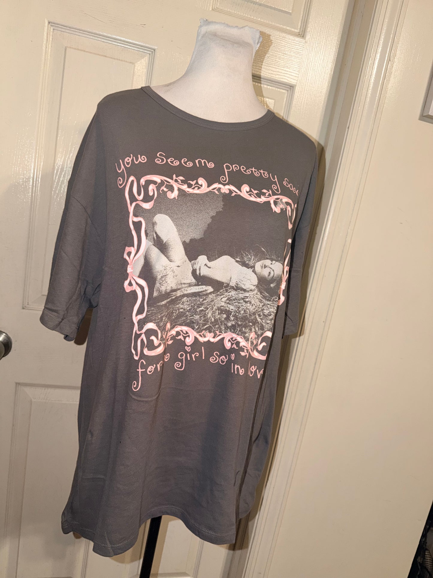 Olivia Rodrigo Oversized Distressed Tee