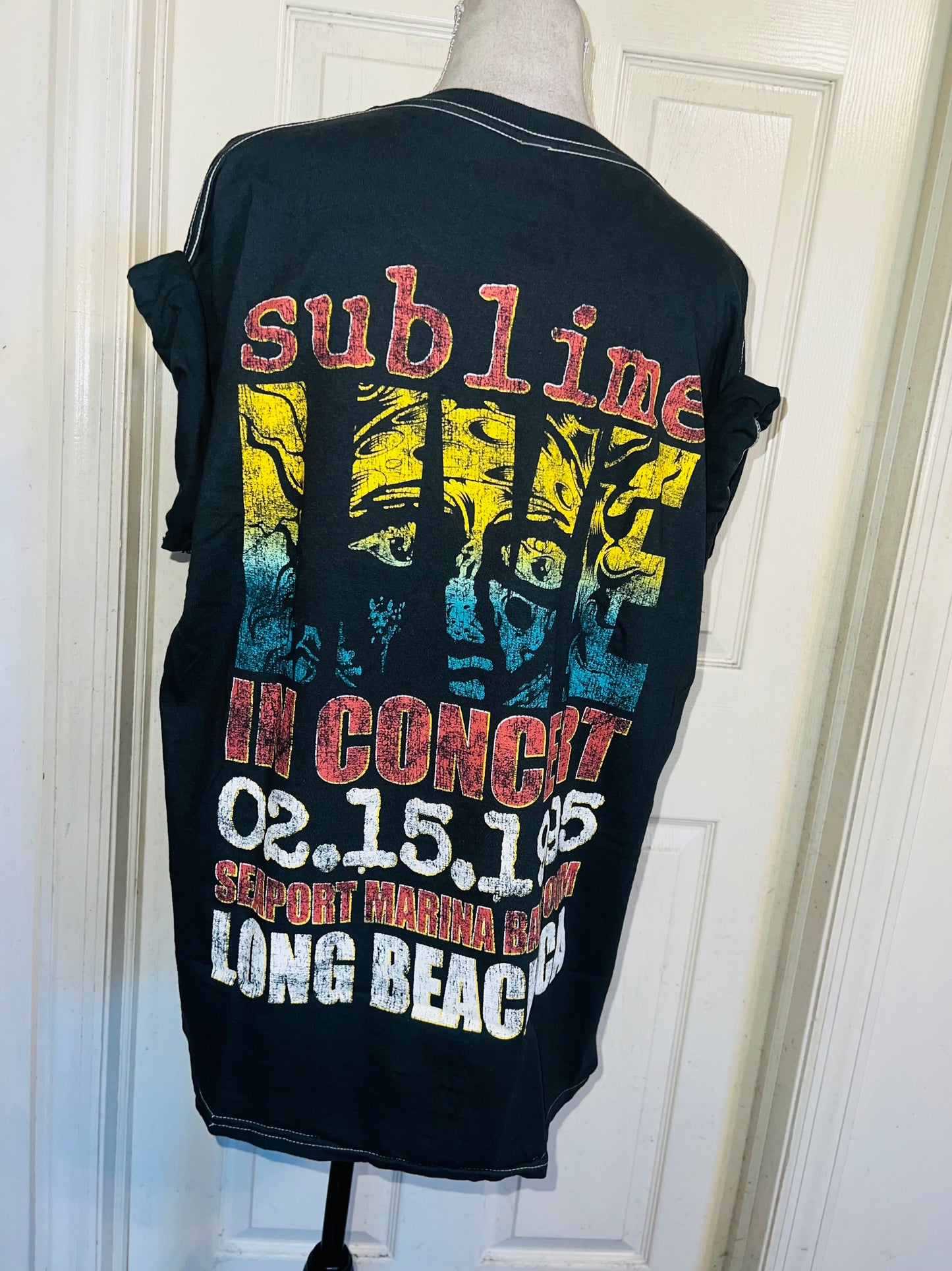 Sublime Double Sided Oversized Distressed Tee