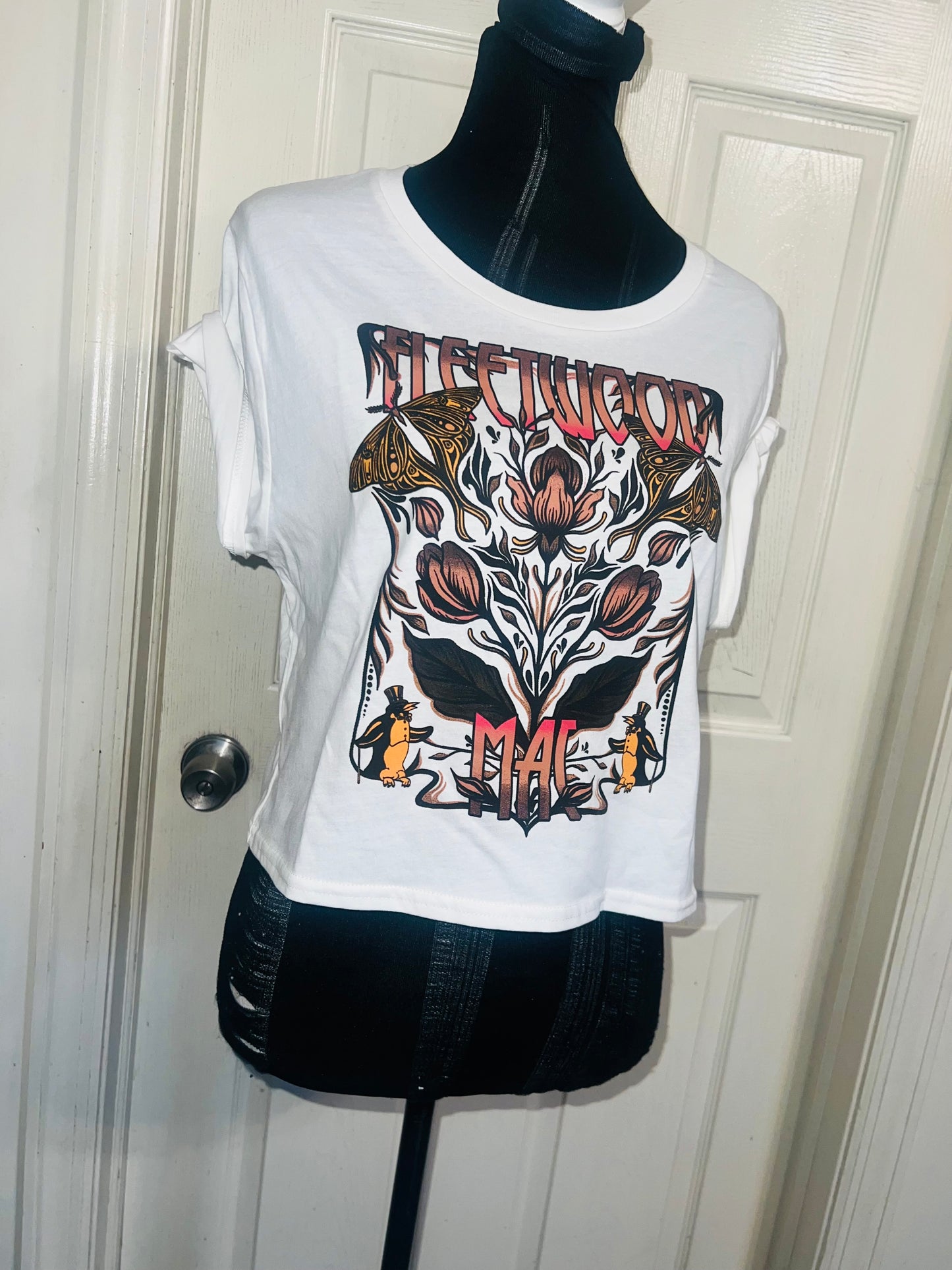 Fleetwood Mac Distressed Baby Tee