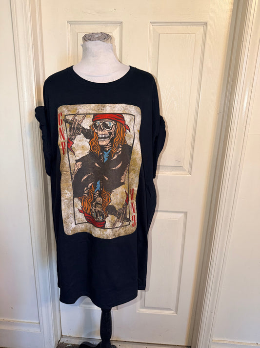 Guns N’ Roses Oversized Distressed Tee