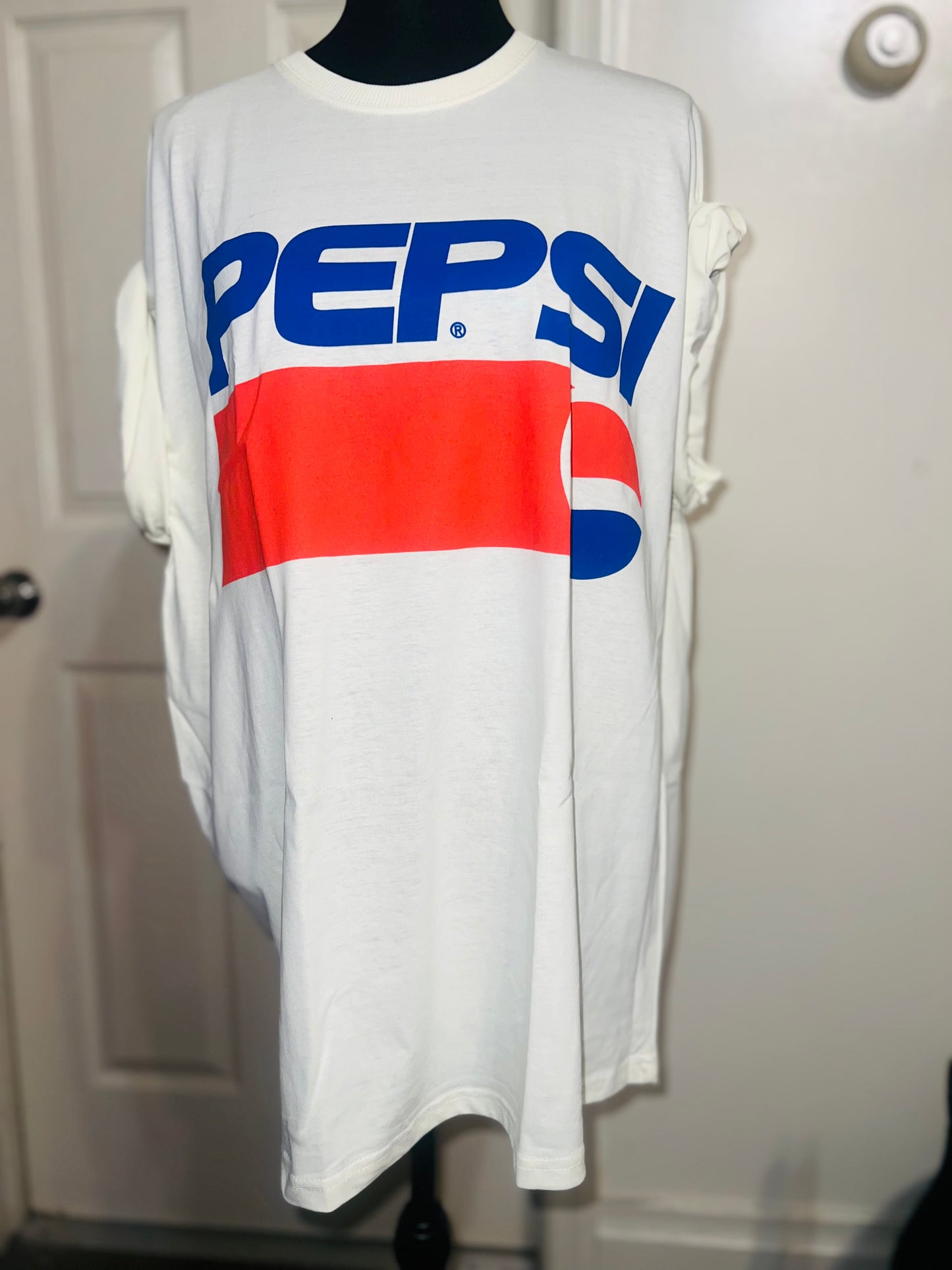 Pepsi Double Sided Oversized Distressed Tee