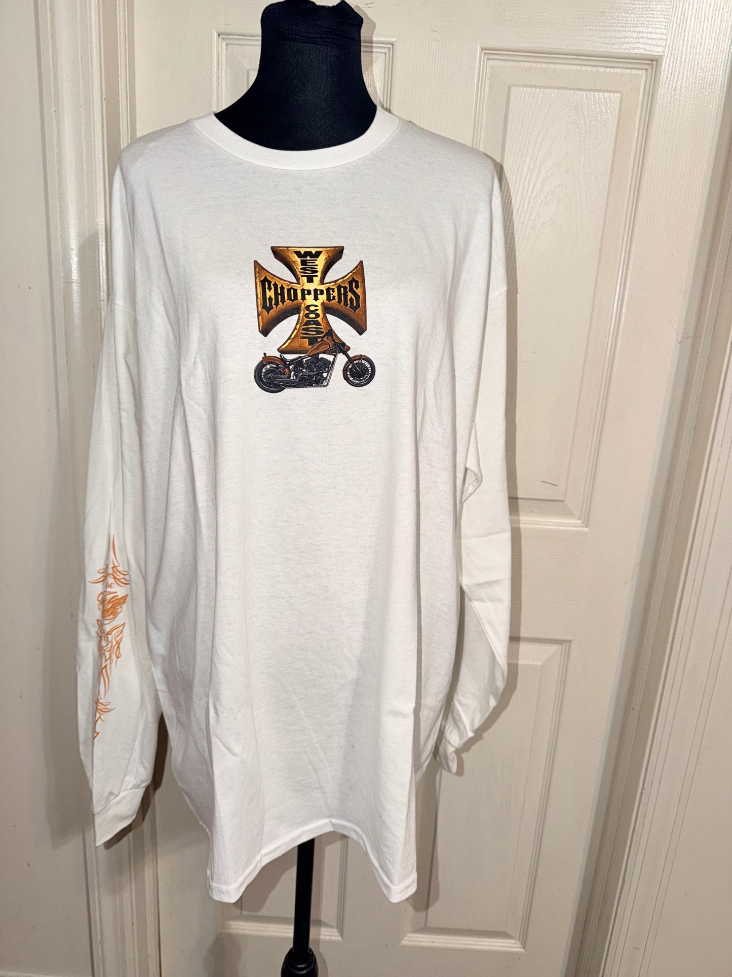 West Coast Choppers Double Sided Oversized Long Sleeve Tee