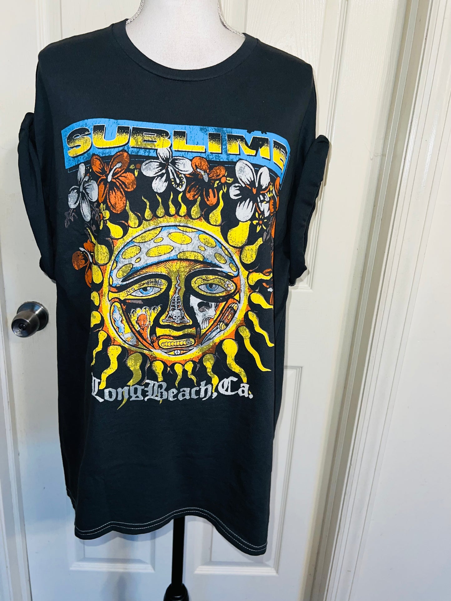 Sublime Double Sided Oversized Distressed Tee