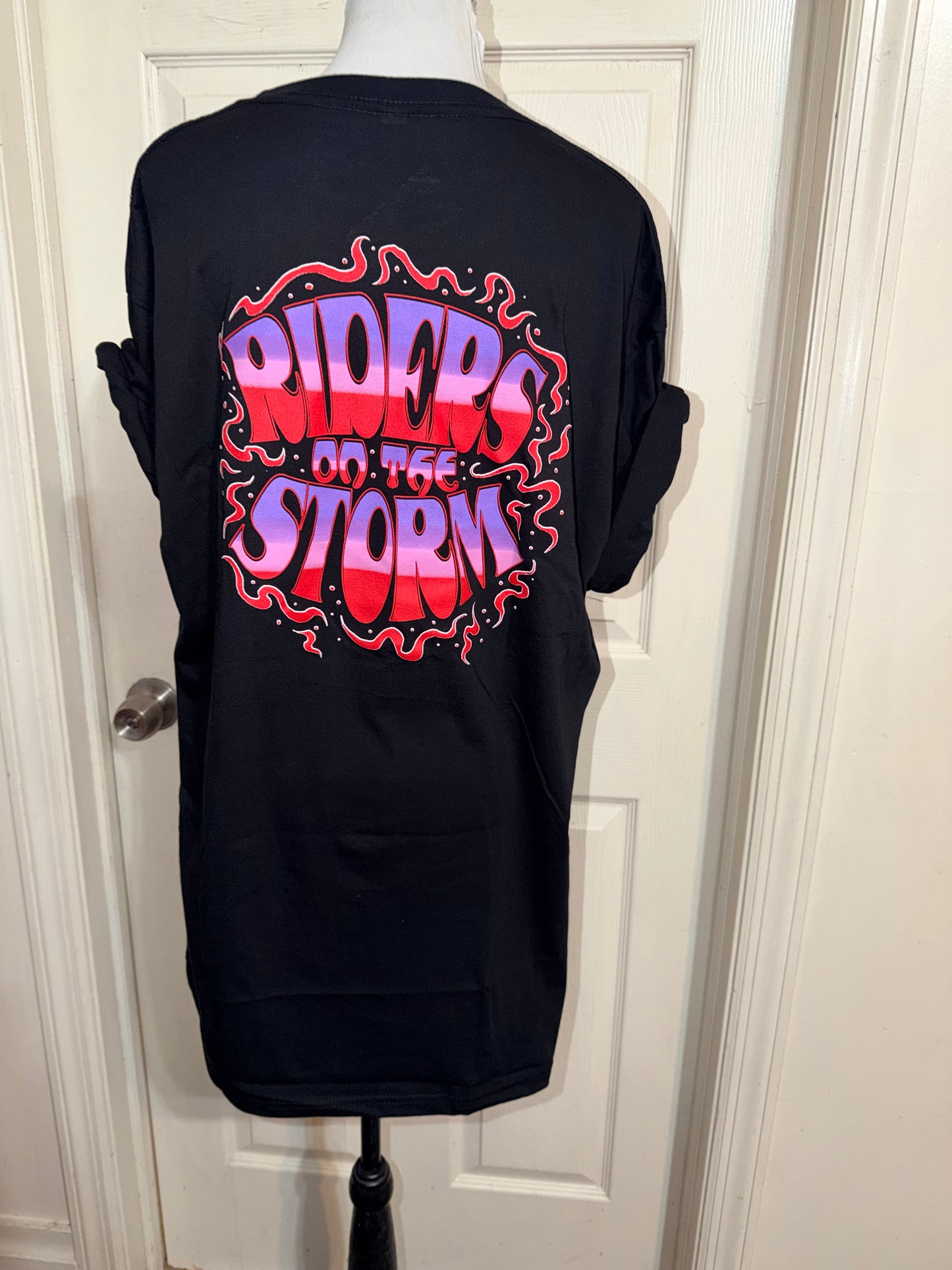 The Doors Double Sided Oversized Distressed Tee
