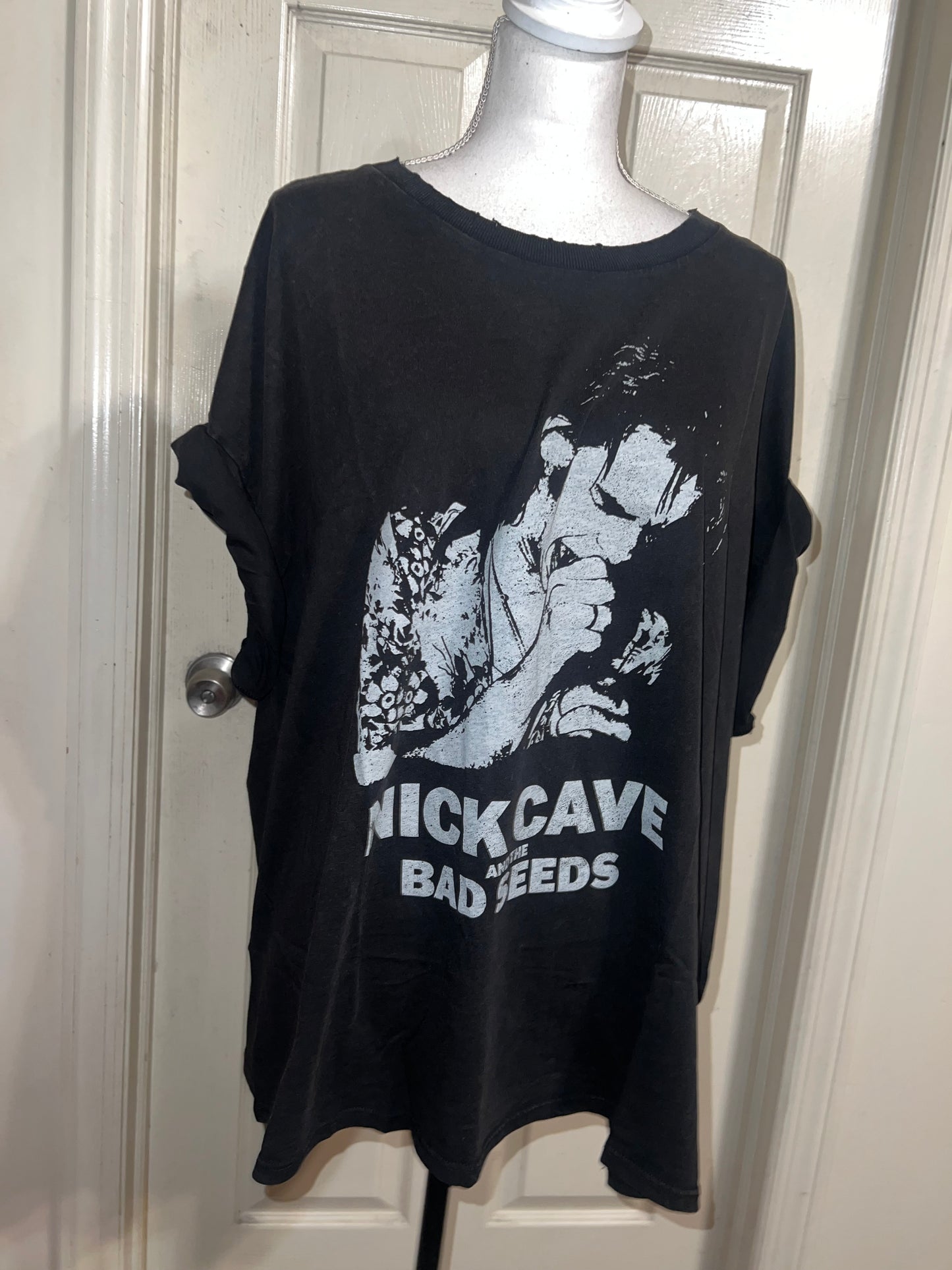 Nick Cave & The Bad Seeds Oversized Distressed Tee