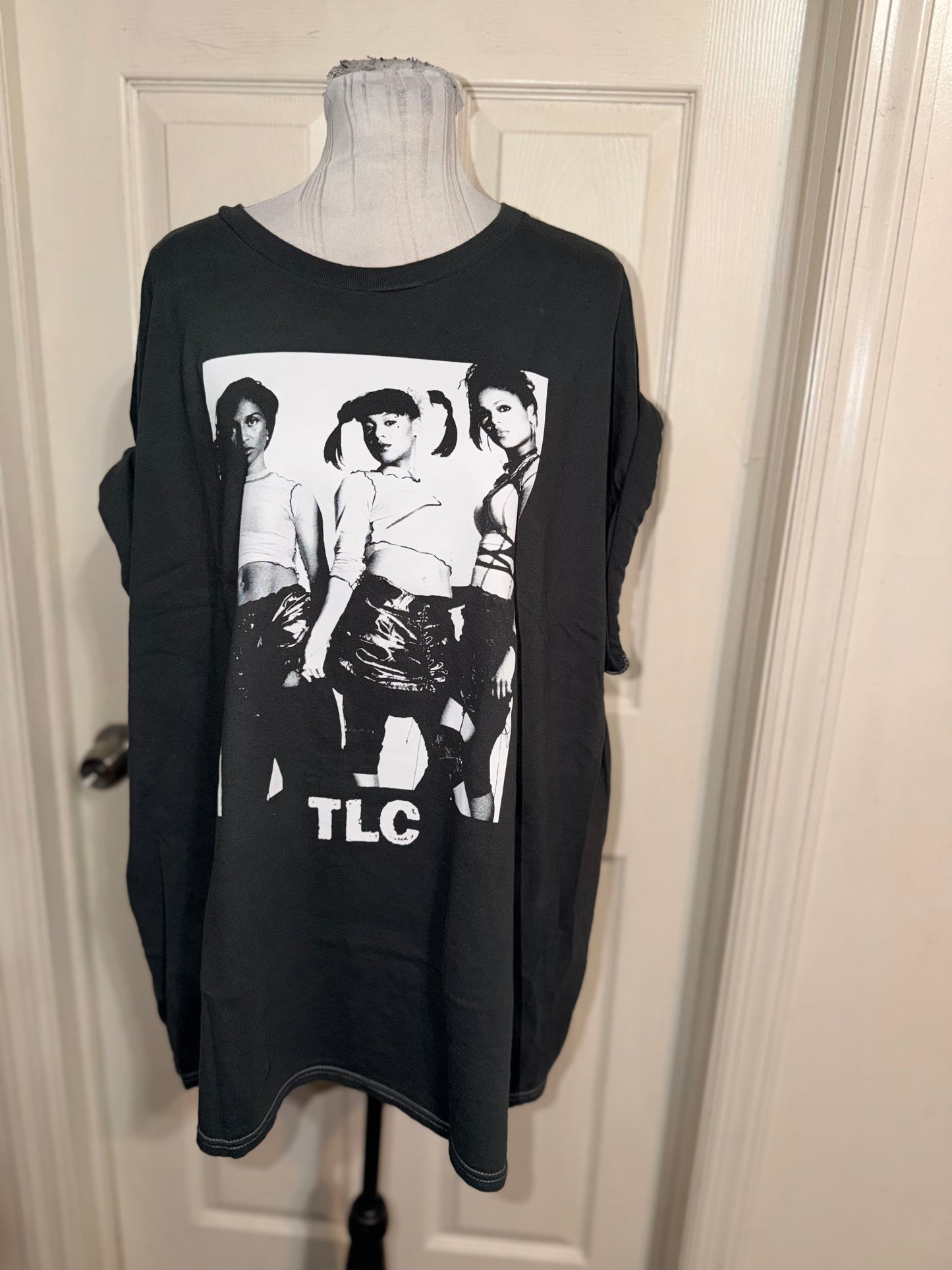 TLC Oversized Distressed Tee