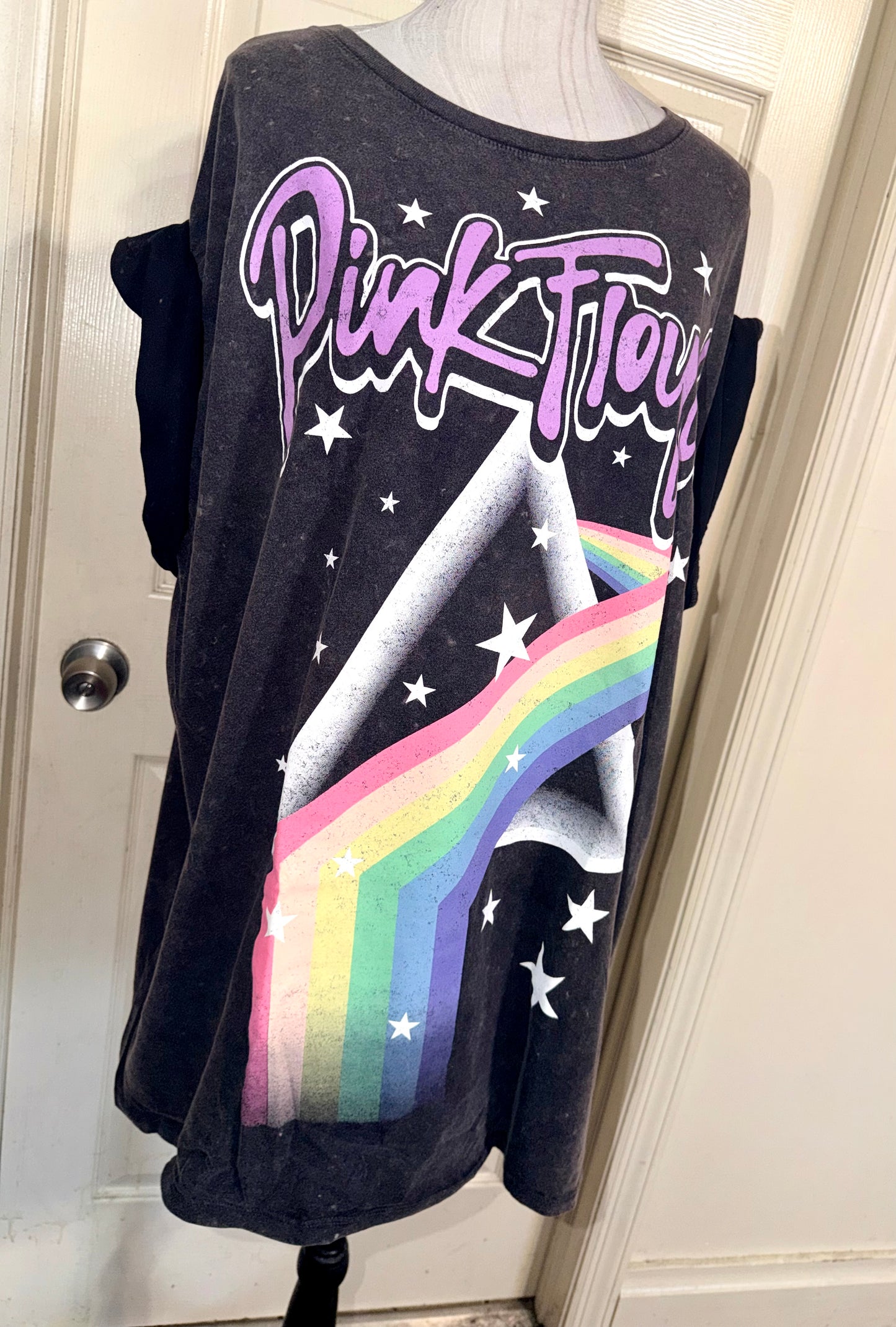 Pink Floyd Double Sided Oversized Distressed Tee