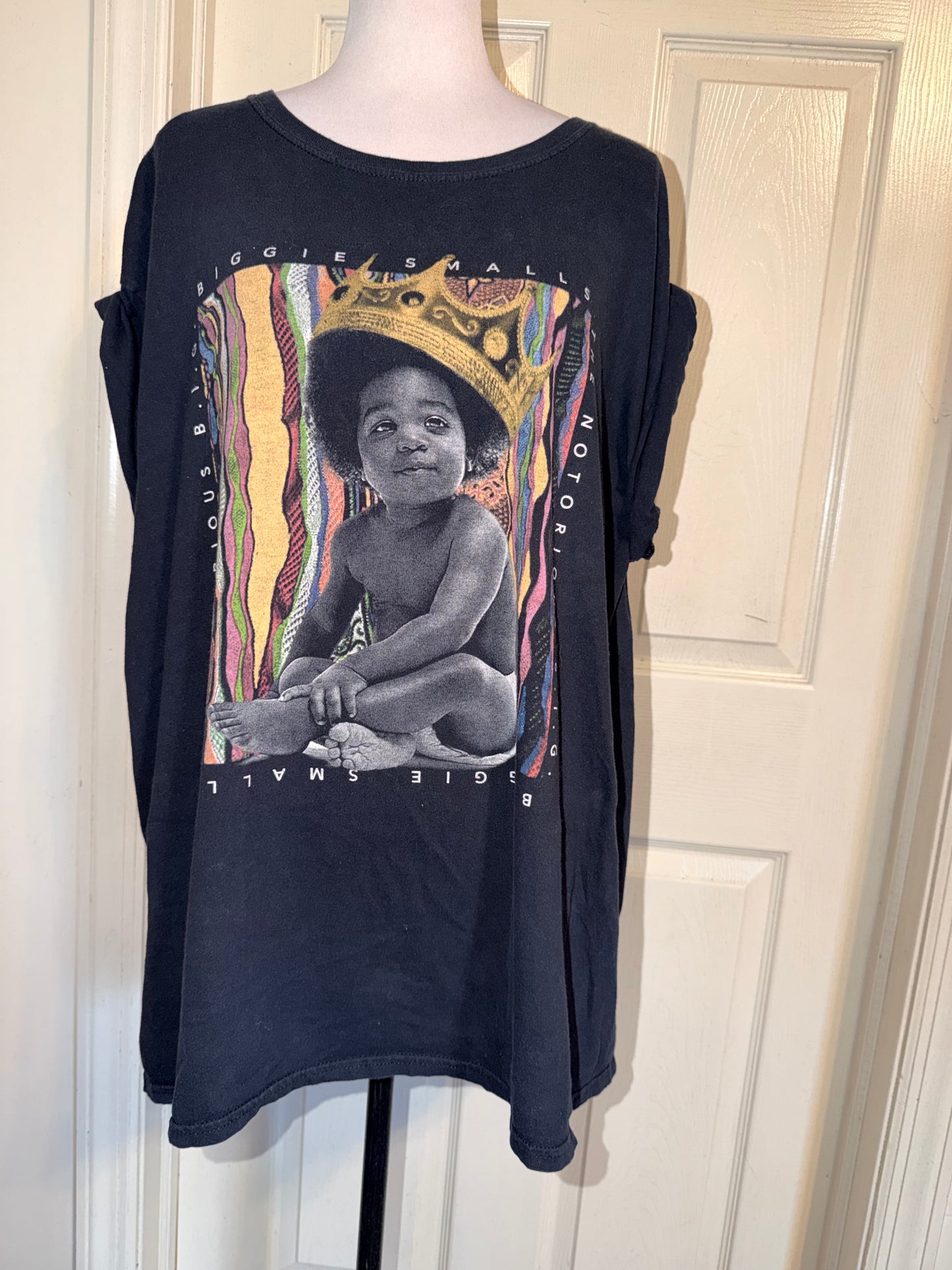 Notorious BIG Oversized Distressed Tee