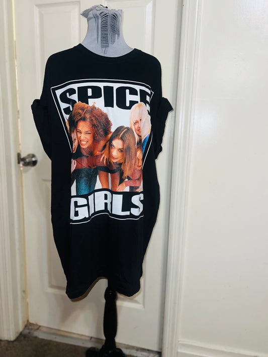 The Spice Girls Oversized Distressed Tee
