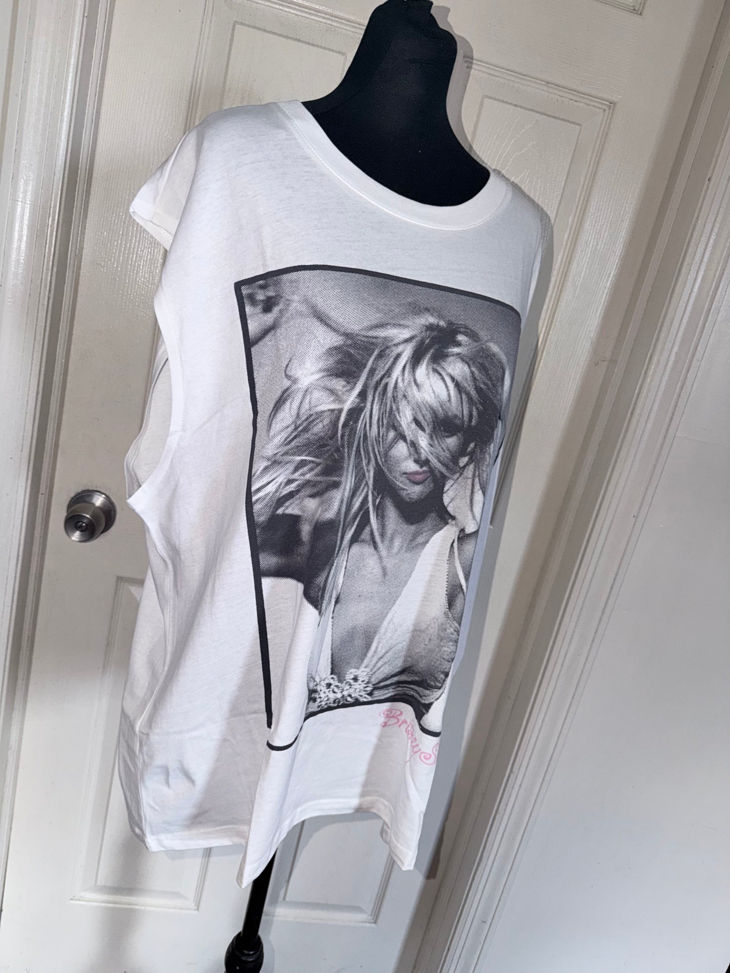 Britney Spears Oversized Distressed Tank