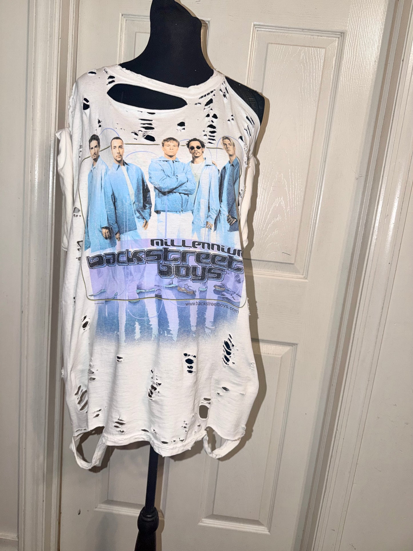 Backstreet Boys Vintage Double Sided Distressed Tee (as is)