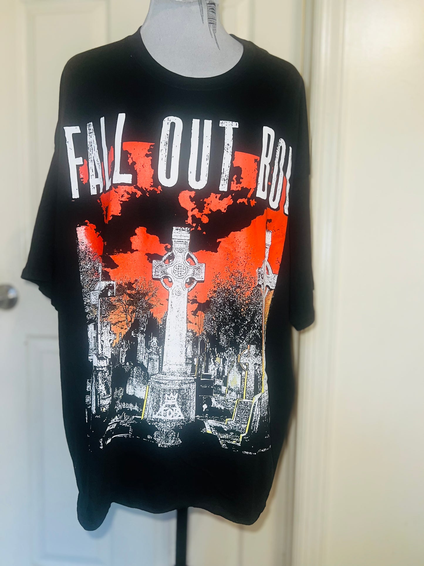 Fall Out Boy Oversized Distressed Tee