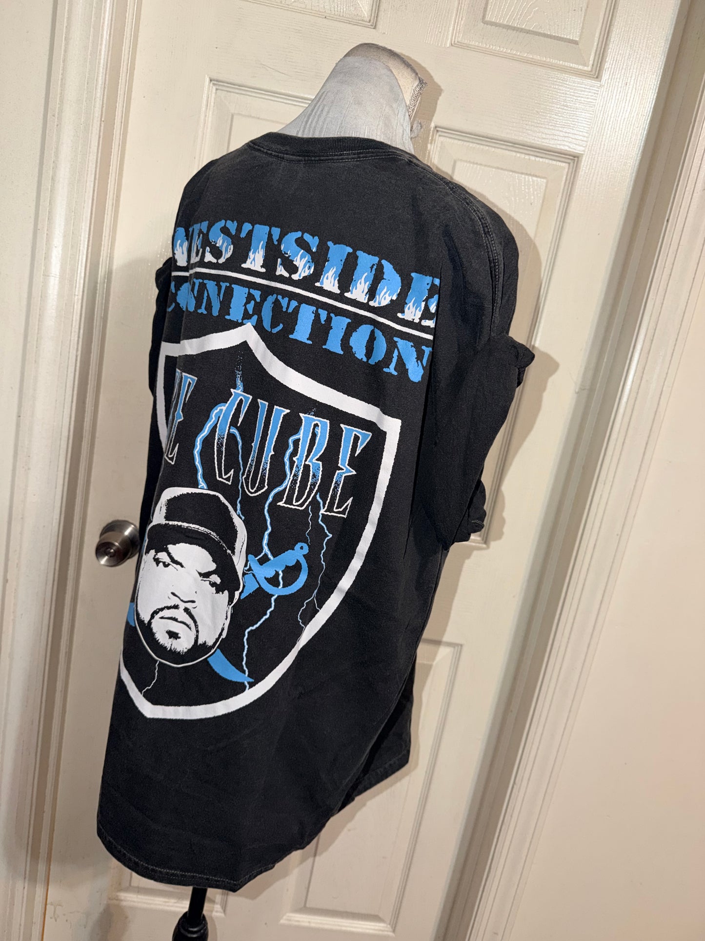 Ice Cube Double Sided Oversized Distressed Tee
