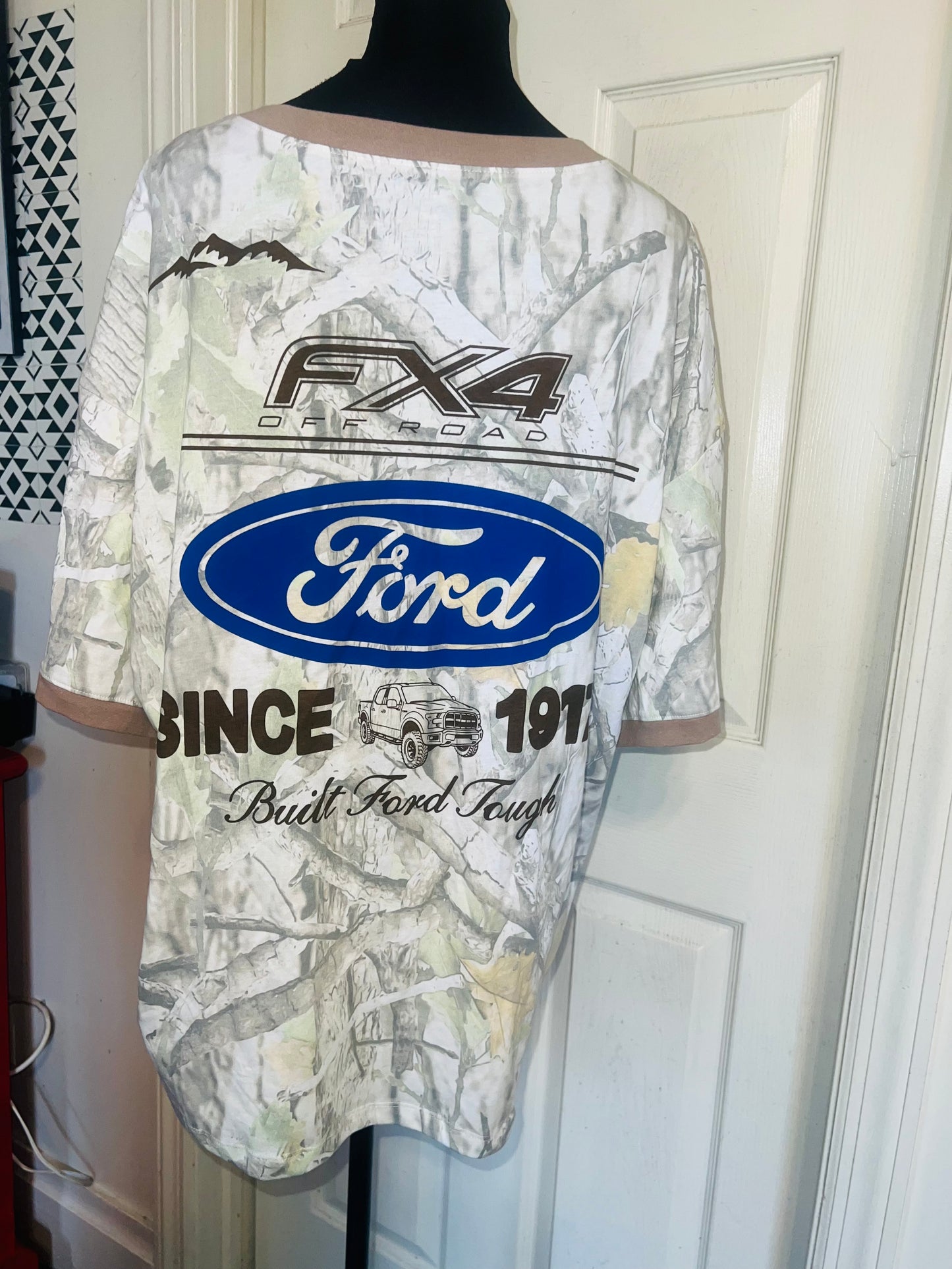 Ford Oversized Distressed Jersey Tee