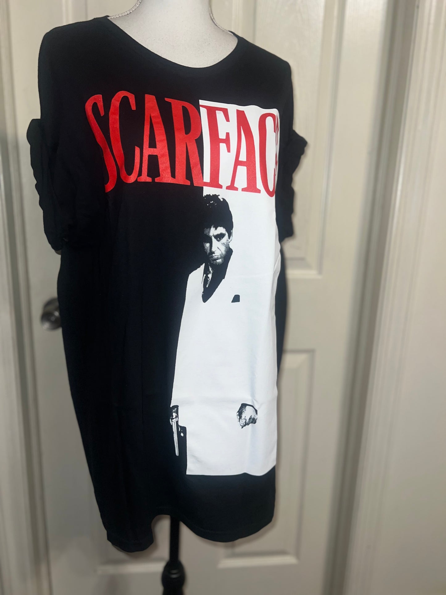 Scarface Oversized Distressed Tee