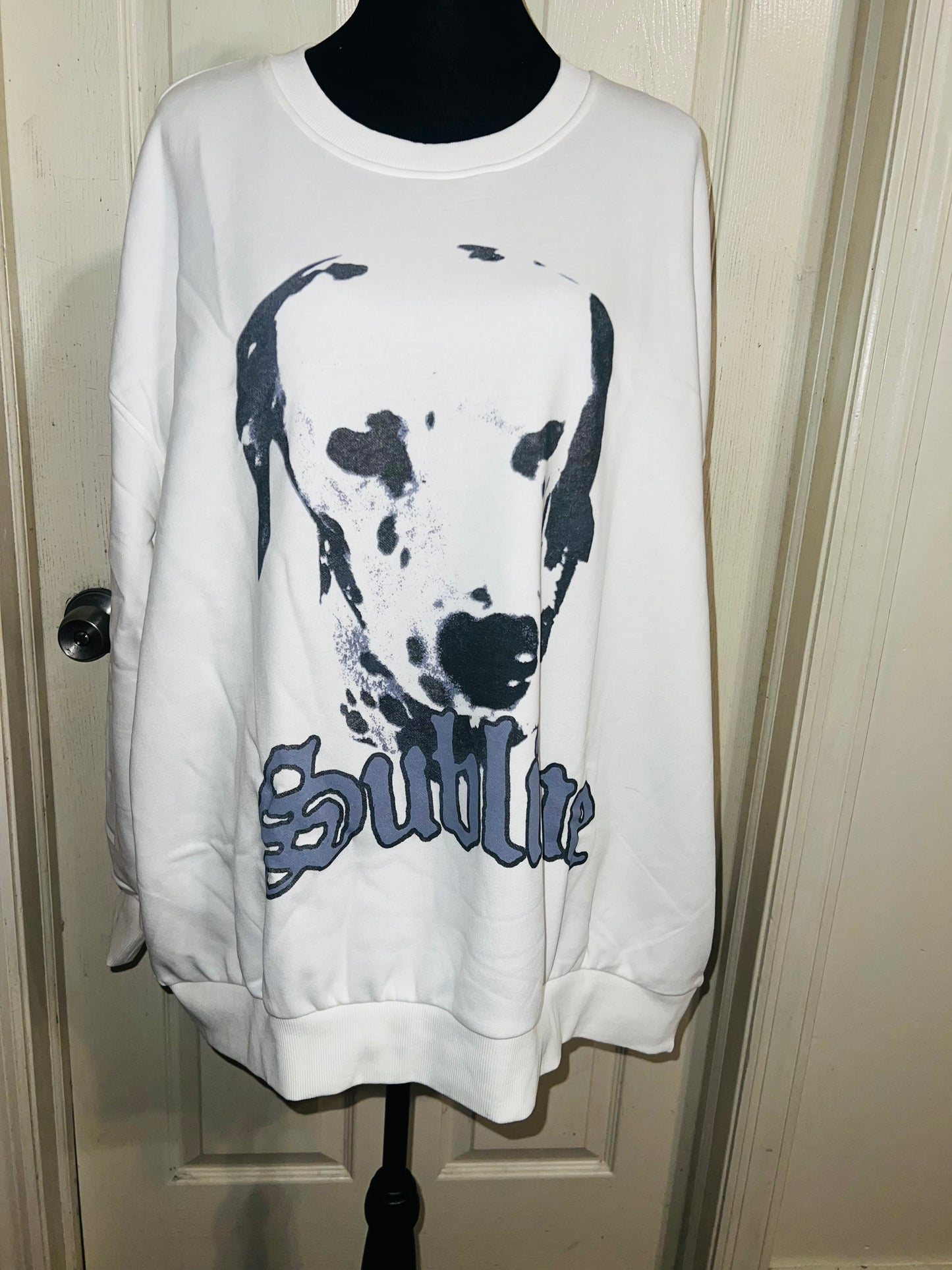 Sublime Oversized Distressed Sweatshirt