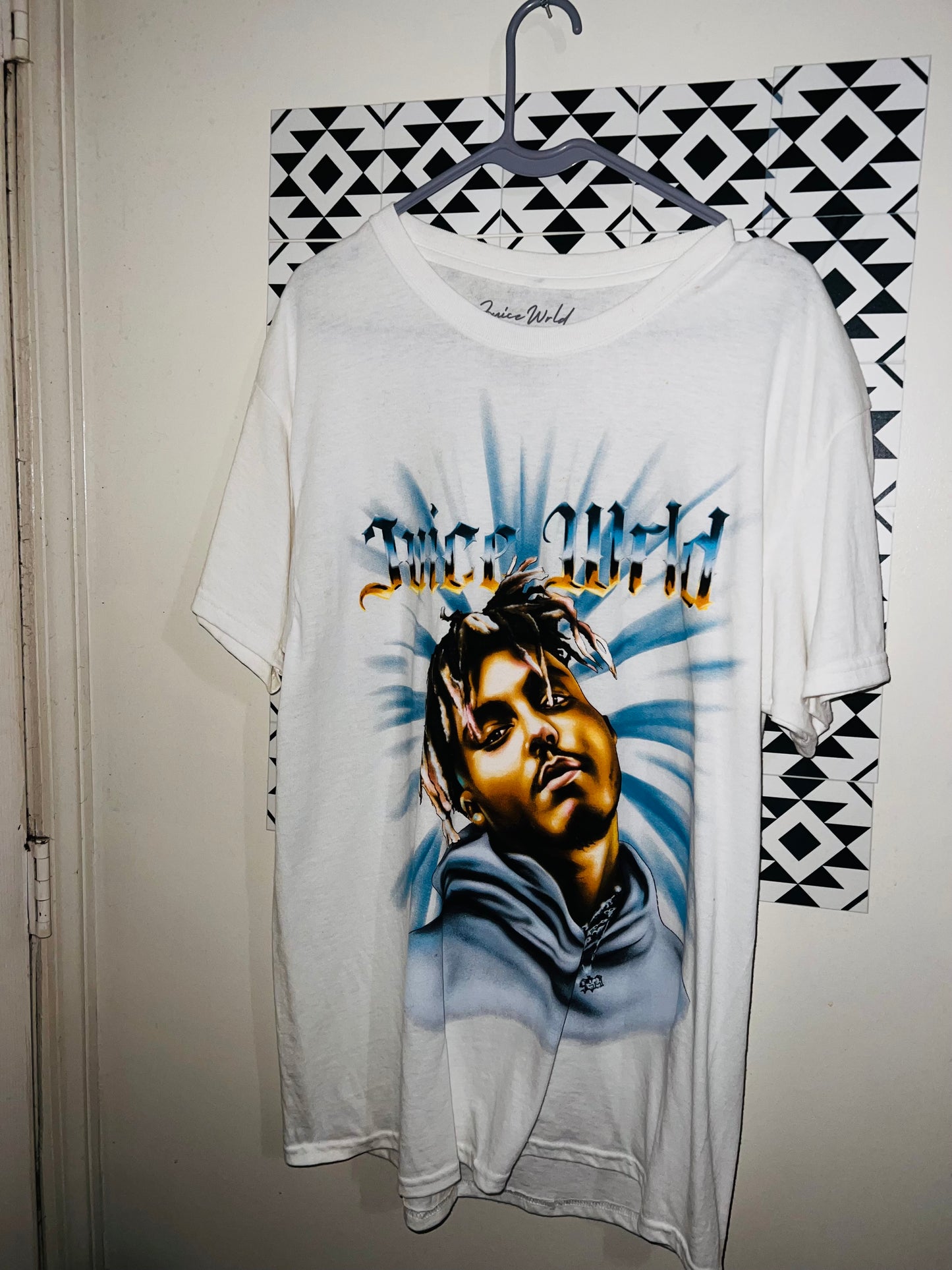 Juice Wrld Oversized Distressed Tee