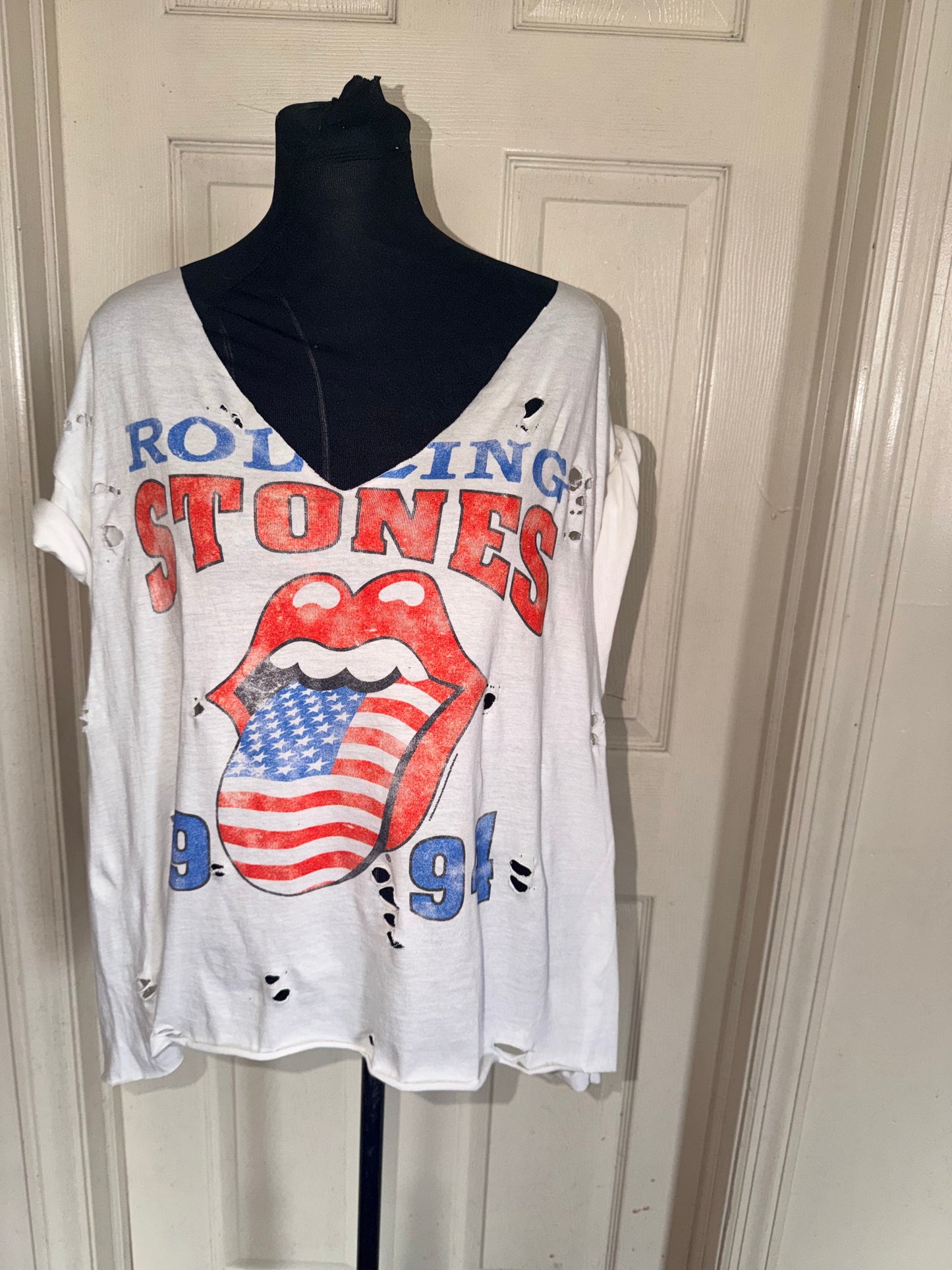 The Rolling Stones Open Back Bow Tee (as is)