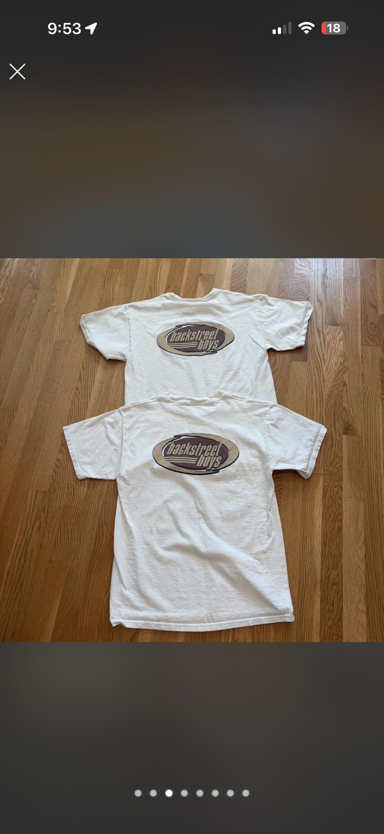 Backstreet Boys Vintage Double Sided Tee