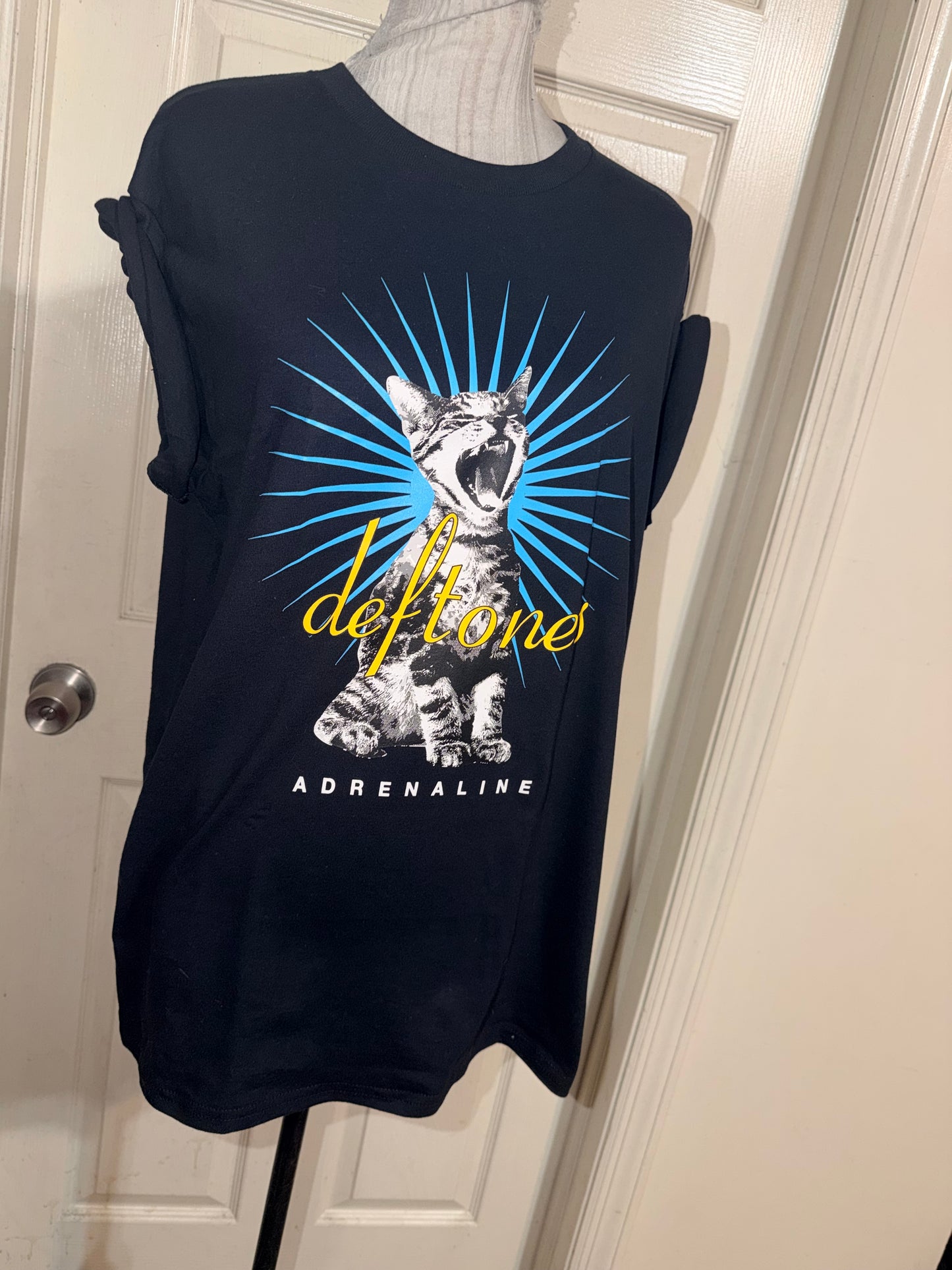 Deftones Oversized Distressed Tee
