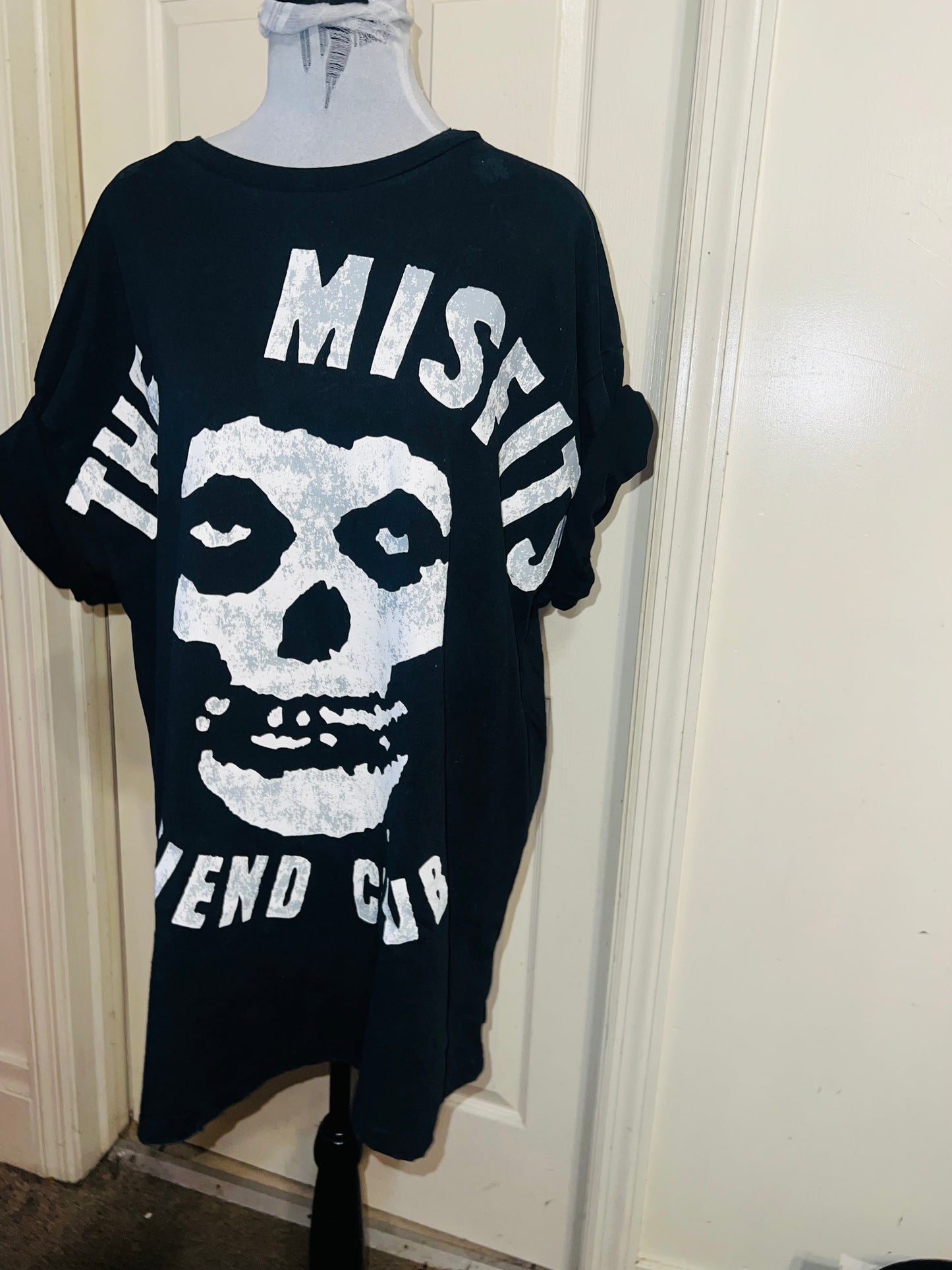 The Misfits Fiend Club Oversized Distressed Tee