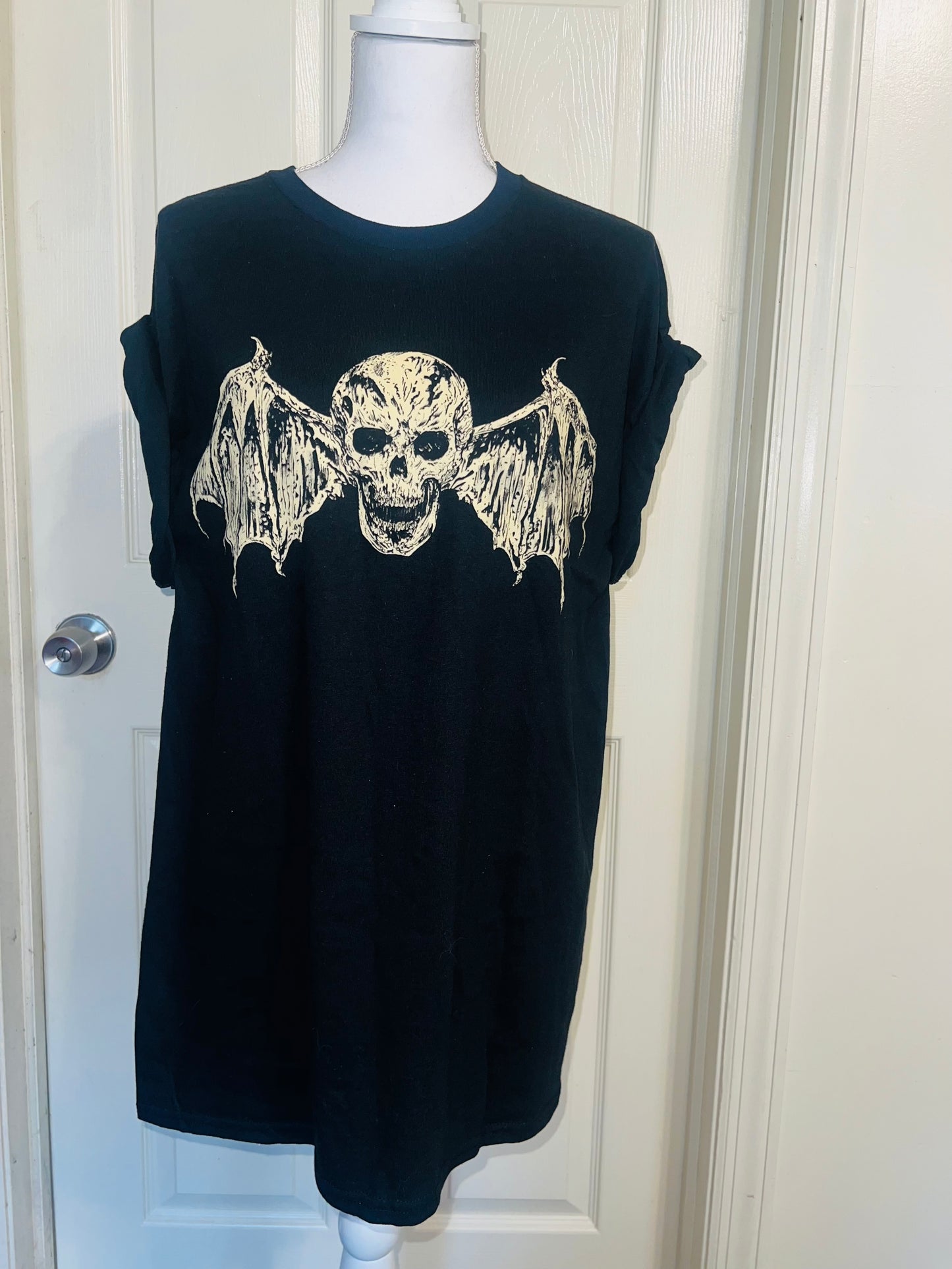 Avenged Sevenfold Double Sided Oversized Distressed Tee