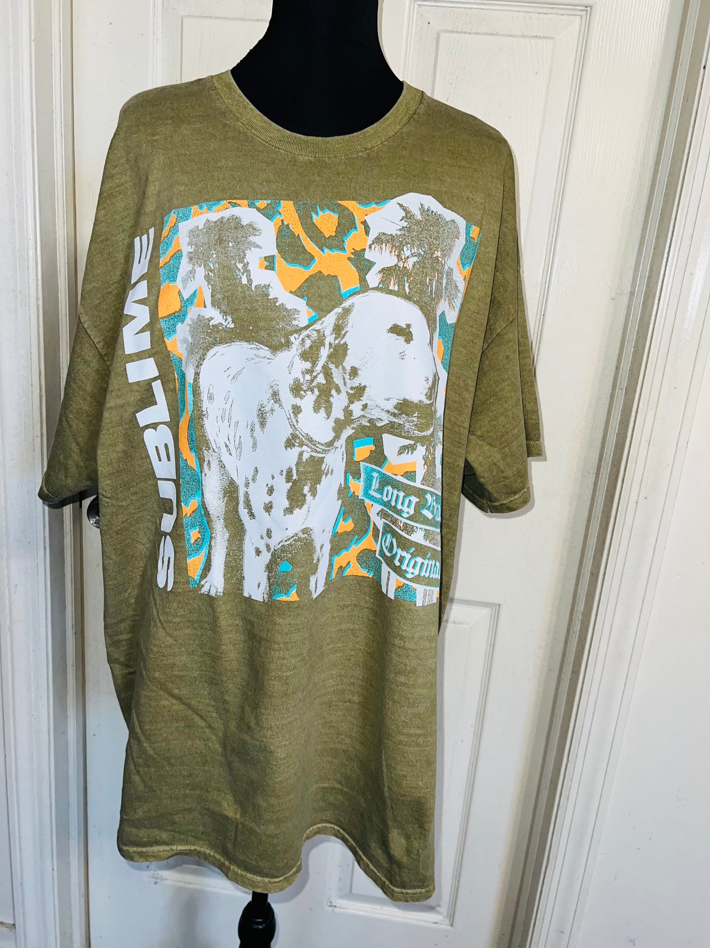 Sublime Double Sided Oversized Distressed Tee