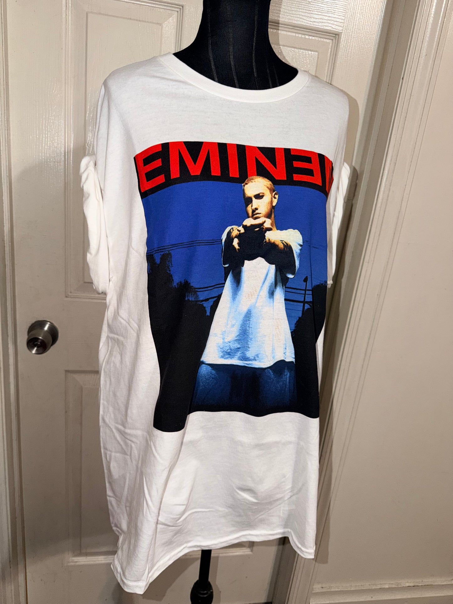 Eminem Oversized Distressed Tee