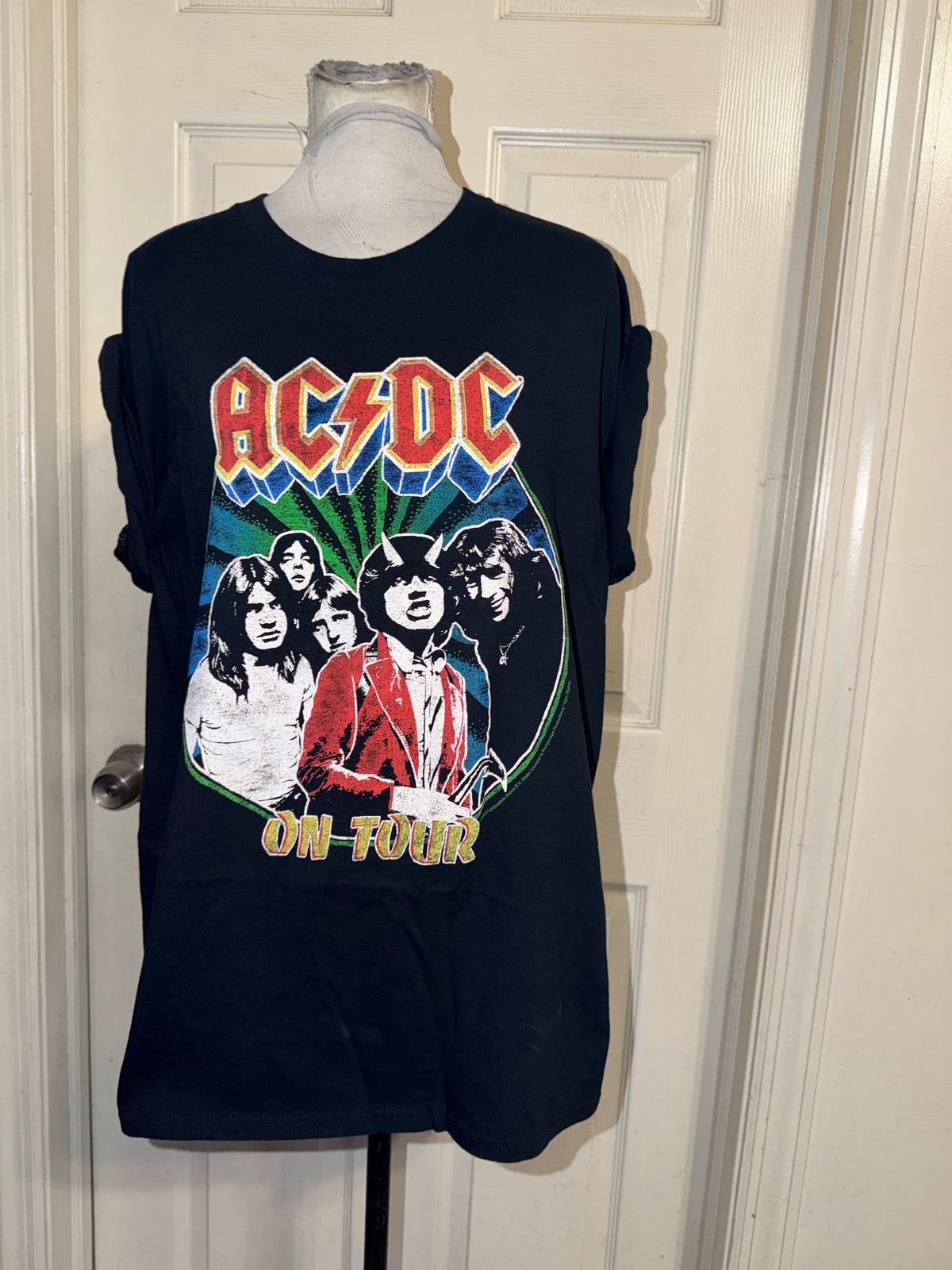 AC/DC Double Sided Oversized Tee