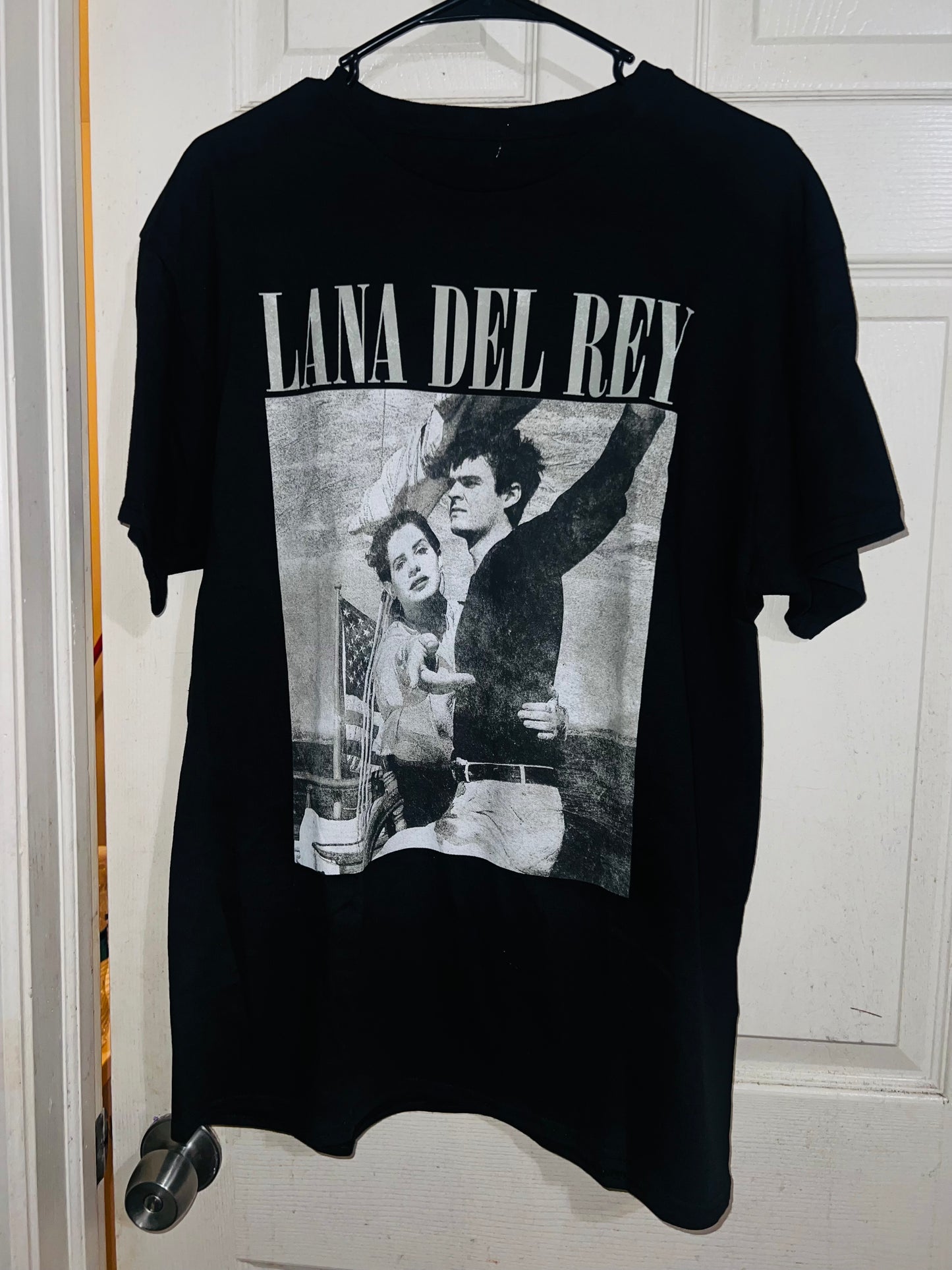 Lana Del Rey Norman Fing Rockwell Oversized Distressed Tee