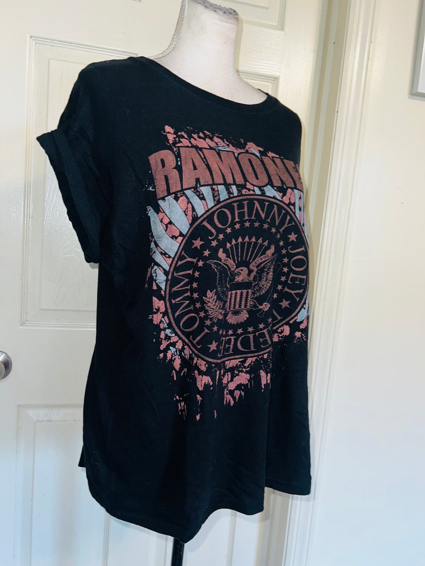 Ramones Oversized Distressed Tee