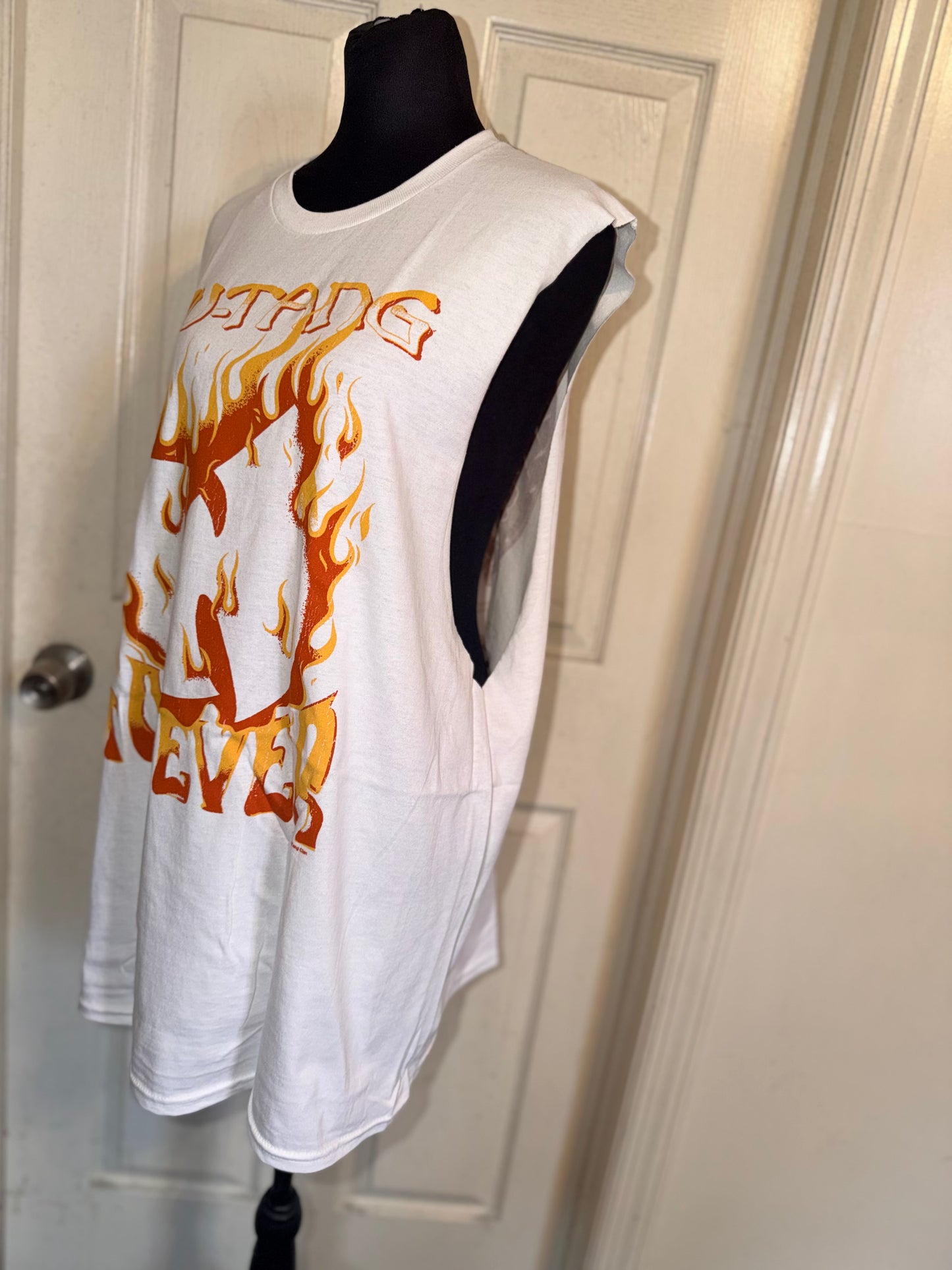 Wu-Tang Clan Double Sided Oversized Distressed Tank