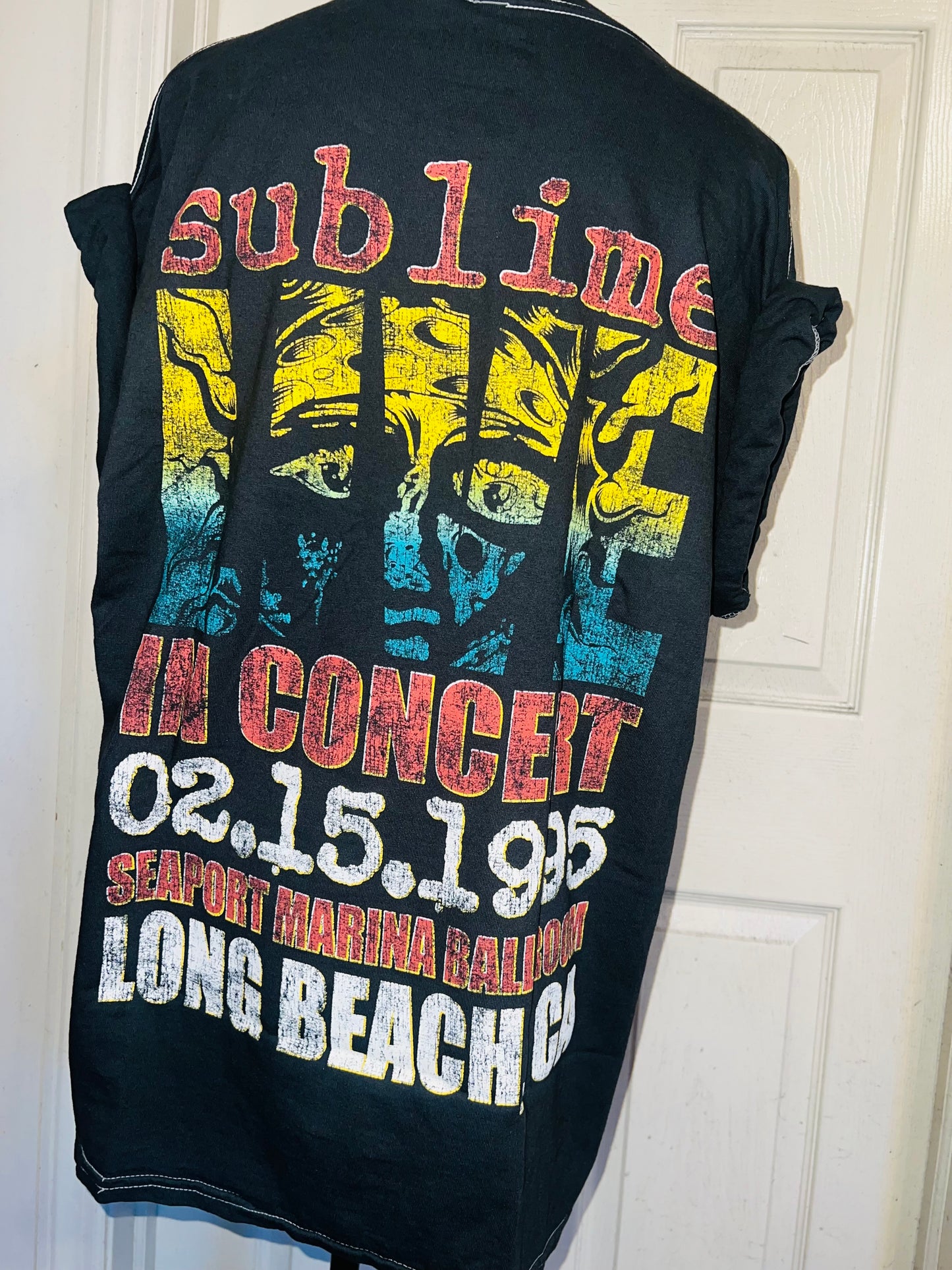 Sublime Double Sided Oversized Distressed Tee