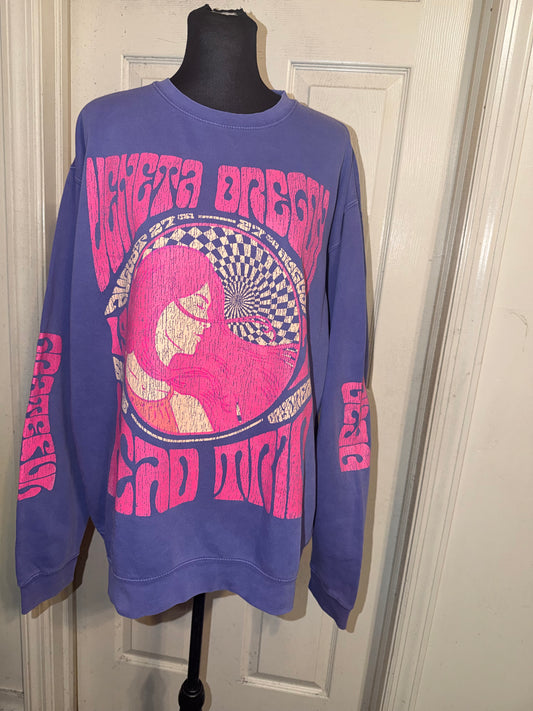 Grateful Dead Oversized Distressed Sweatshirt