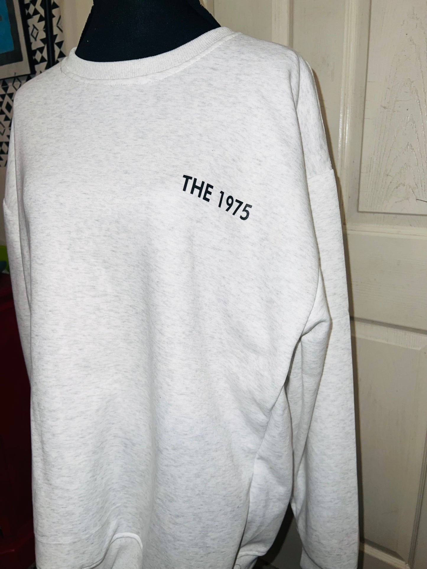 The 1975 ABIIOR Double Sided Oversized Distressed Sweatshirt