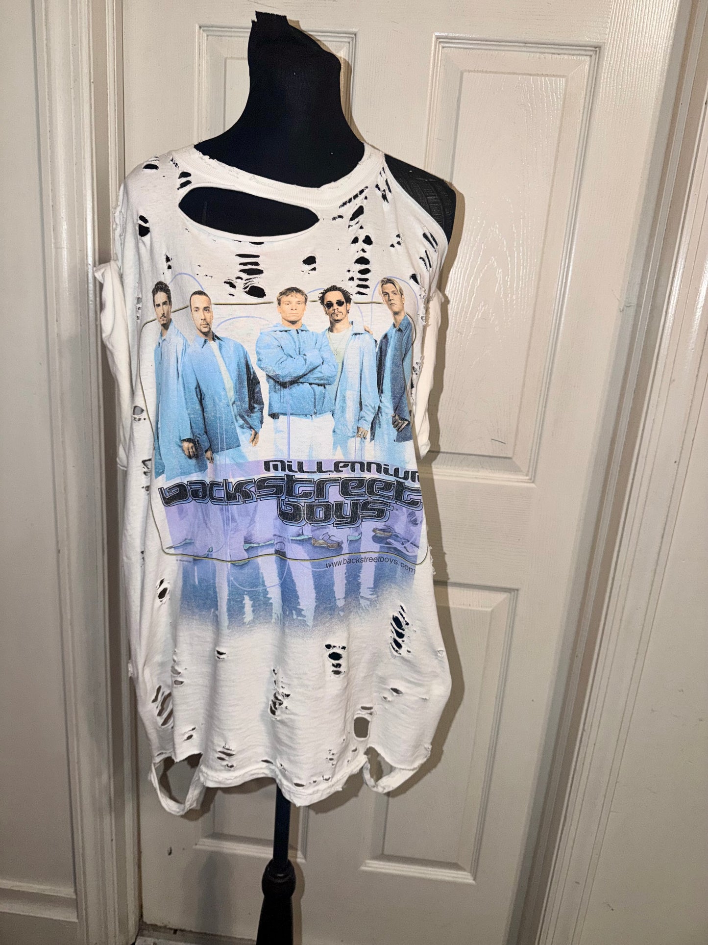 Backstreet Boys Vintage Double Sided Distressed Tee (as is)