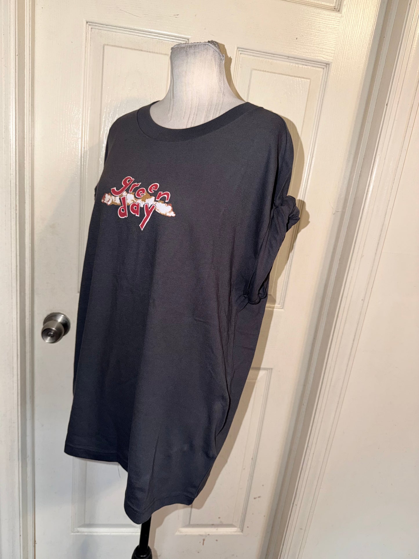 Green Day Double Sided Oversized Tee