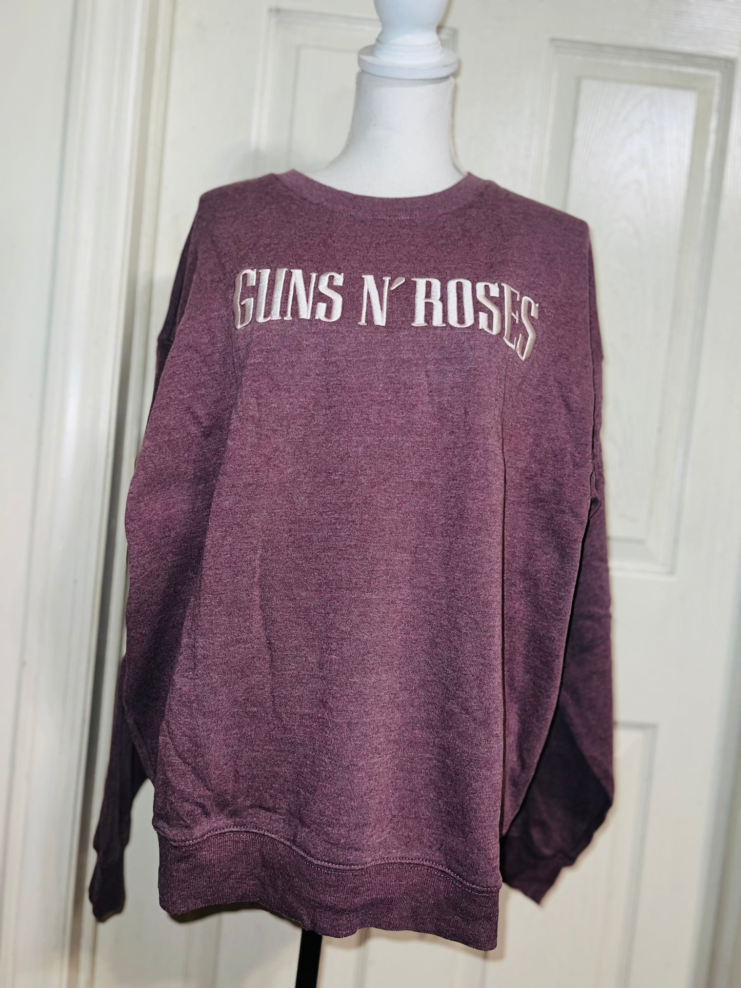 Guns n Roses Oversized Distressed Sweatshirt