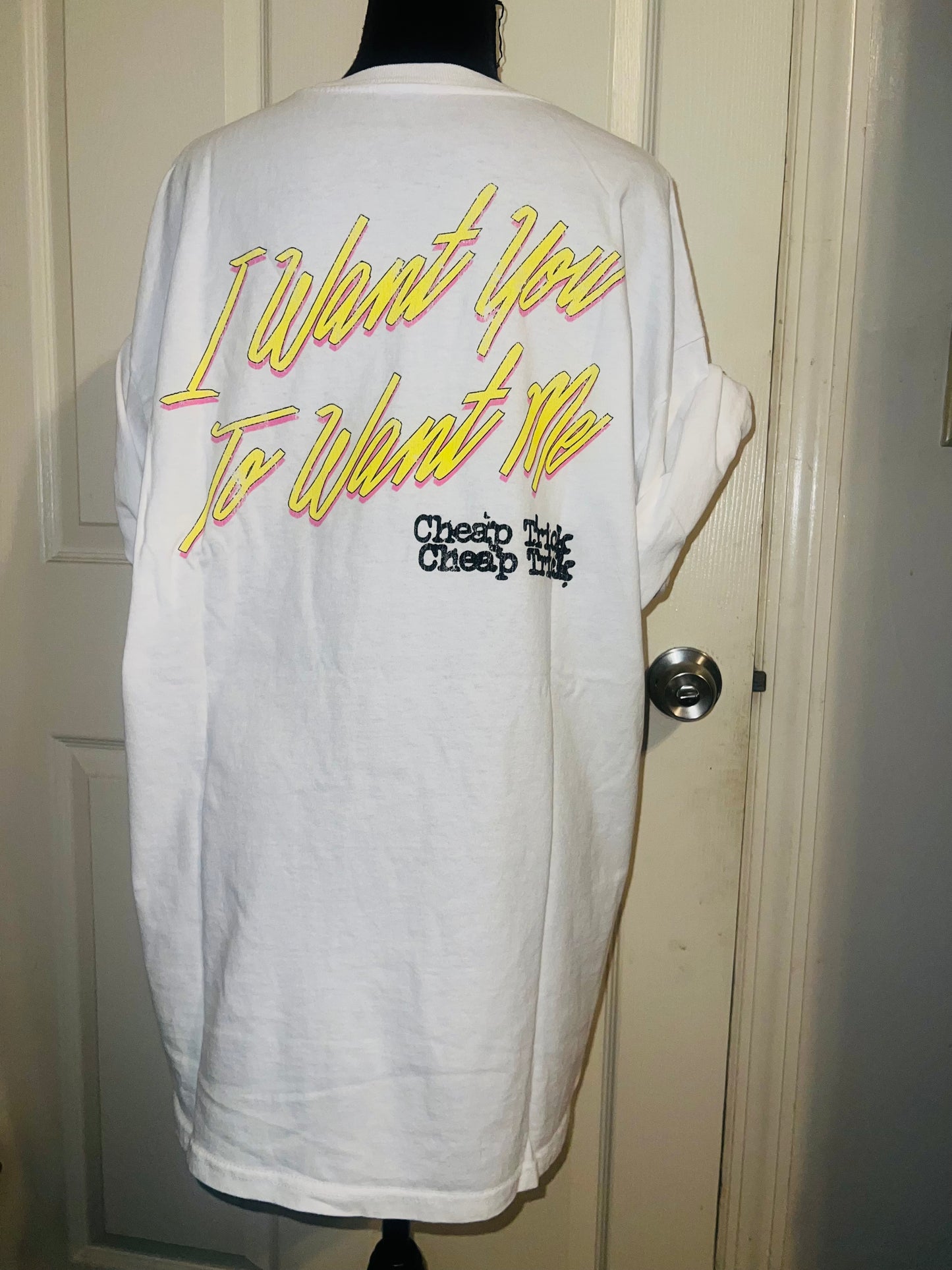 Cheap Trick Double Sided Oversized Tee