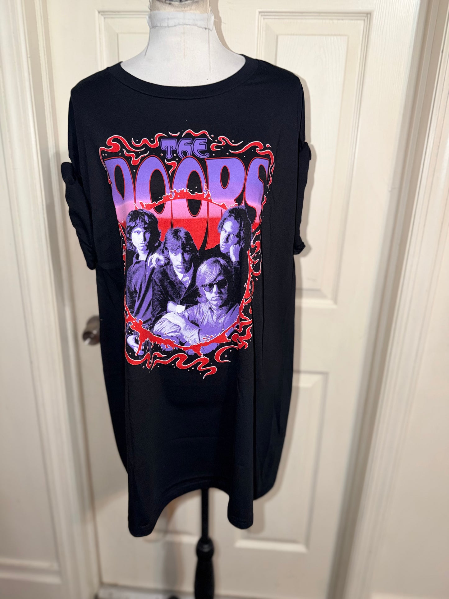 The Doors Double Sided Oversized Distressed Tee