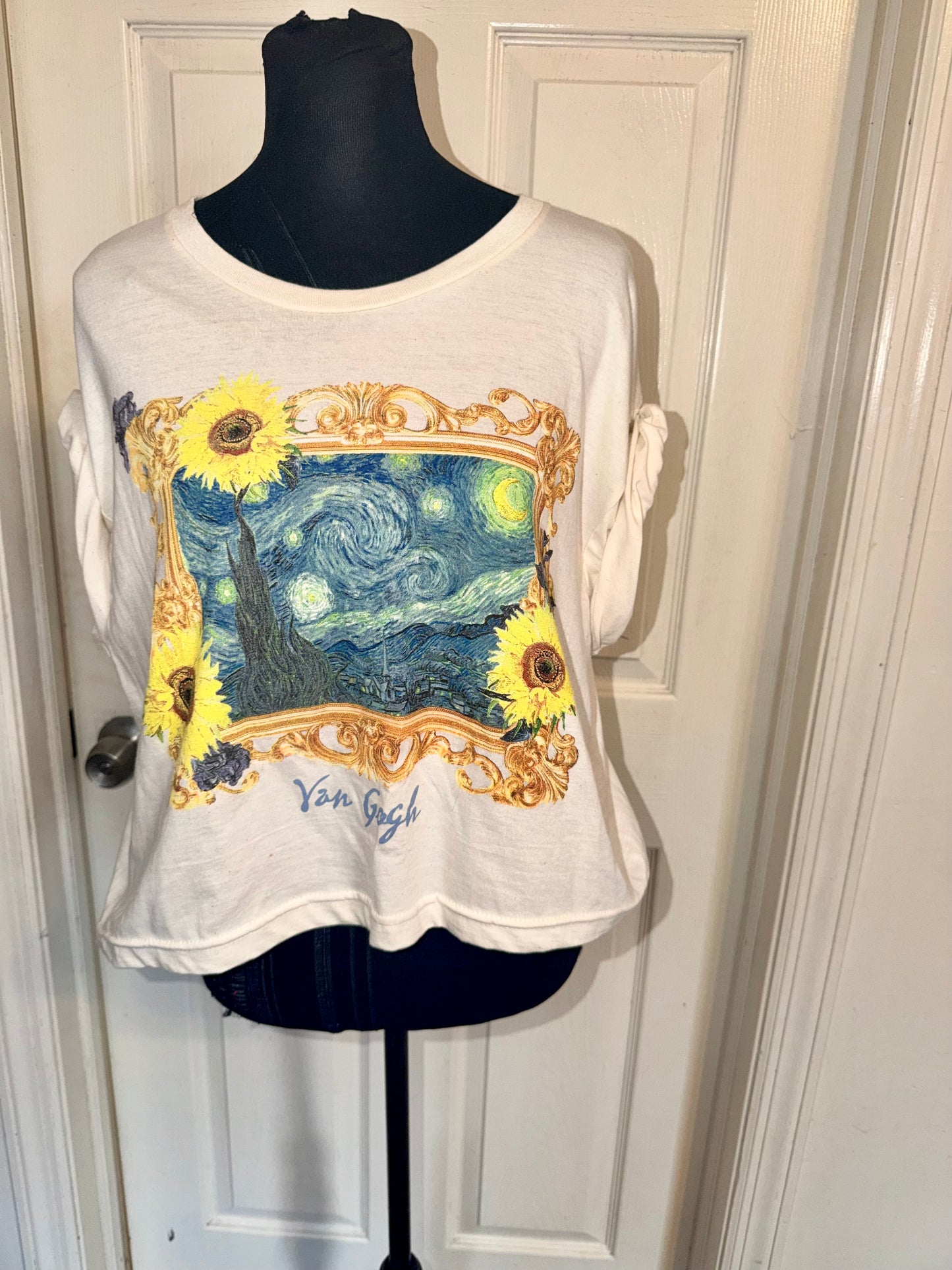 Vincent Van Gogh Cropped Tee