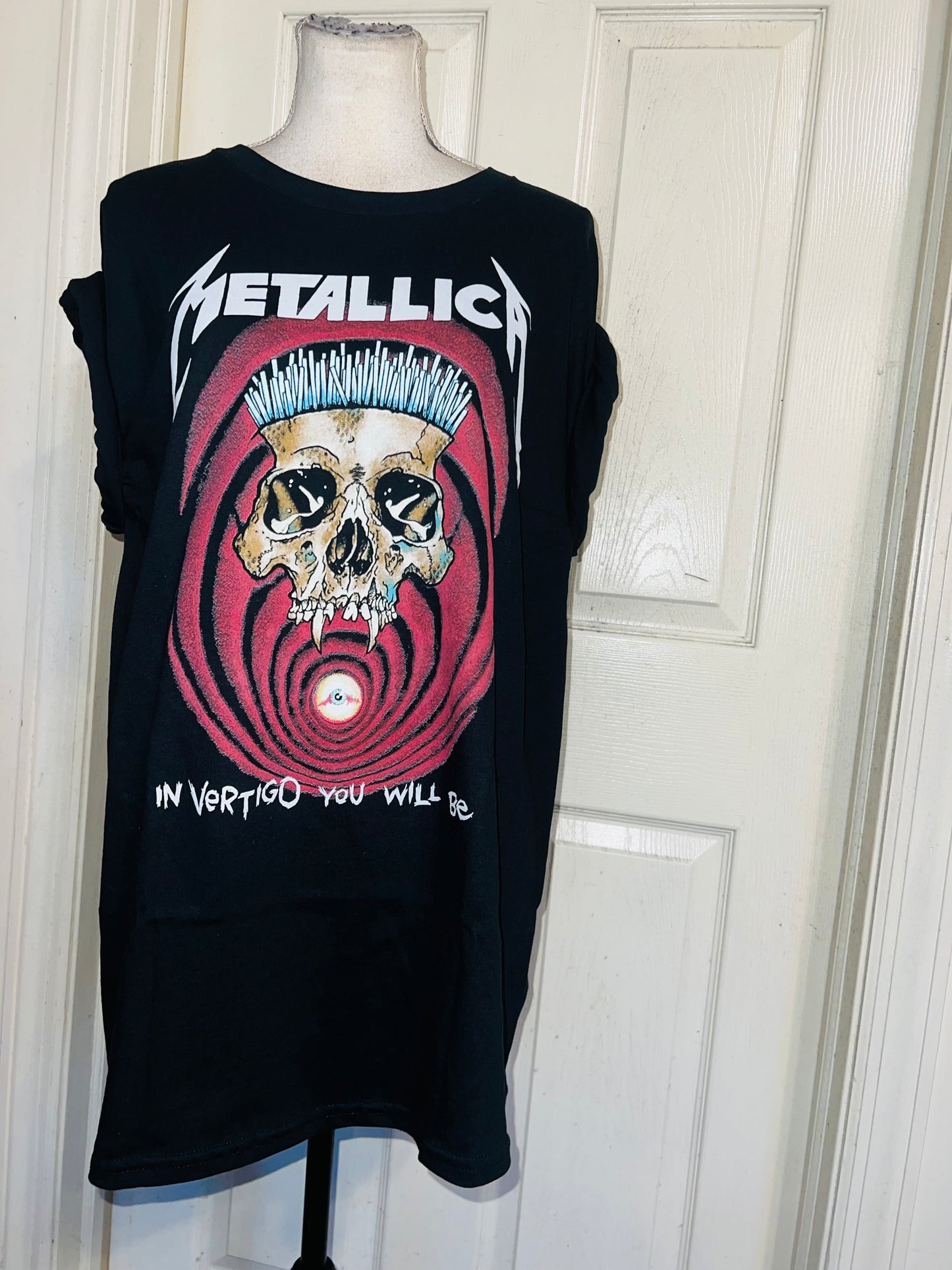 Metallica Double Sided Oversized Distressed Tee