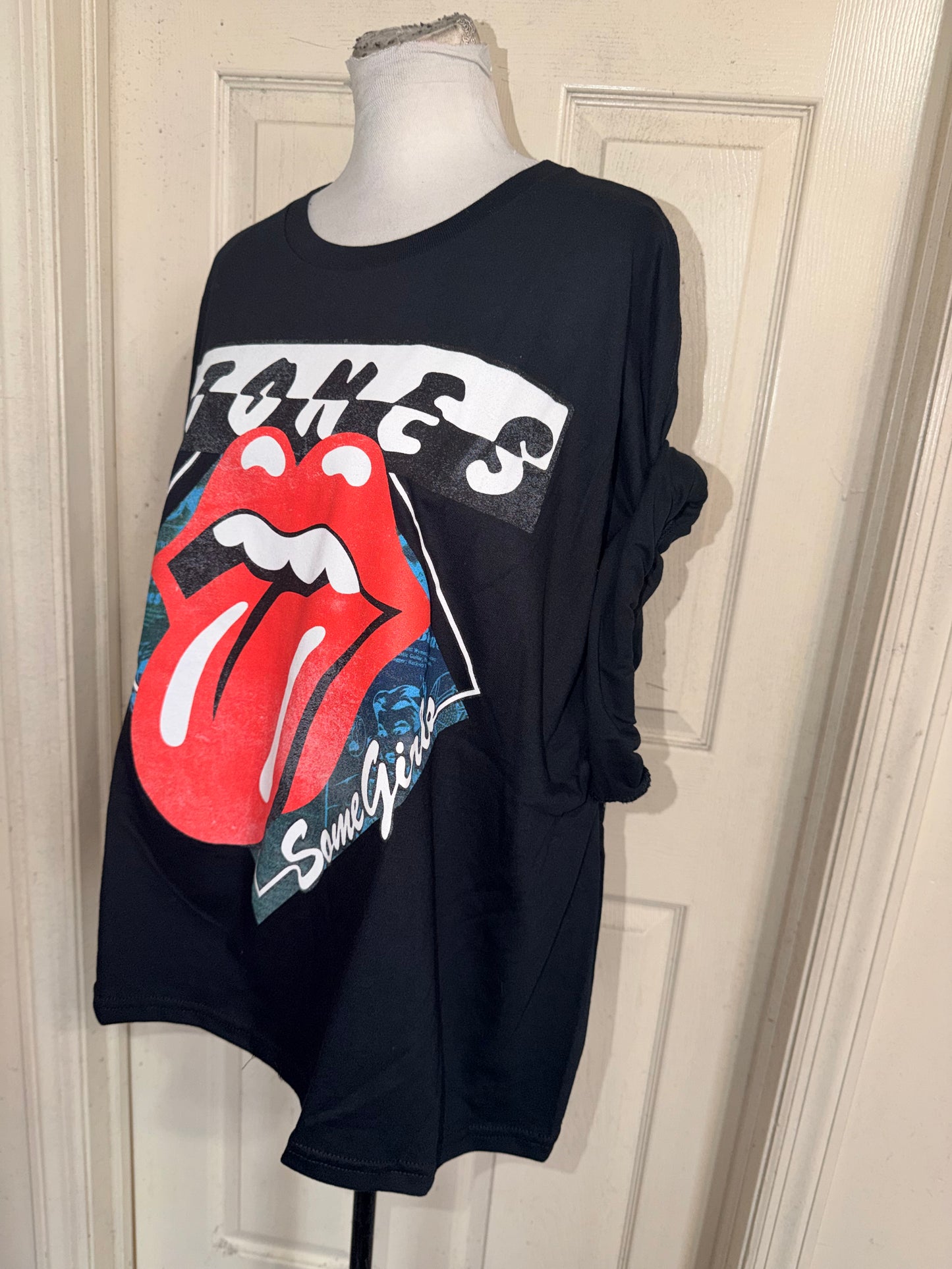 The Rolling Stones Oversized Distressed Tee