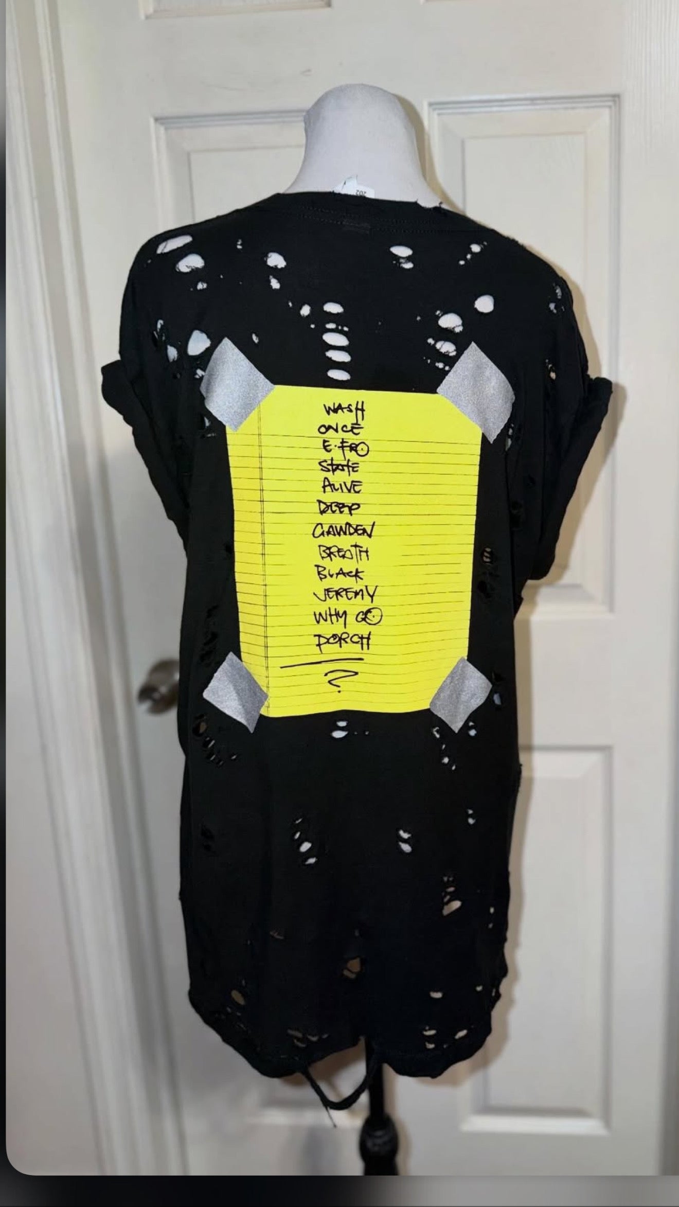 Pearl Jam Double Sided Oversized Tee