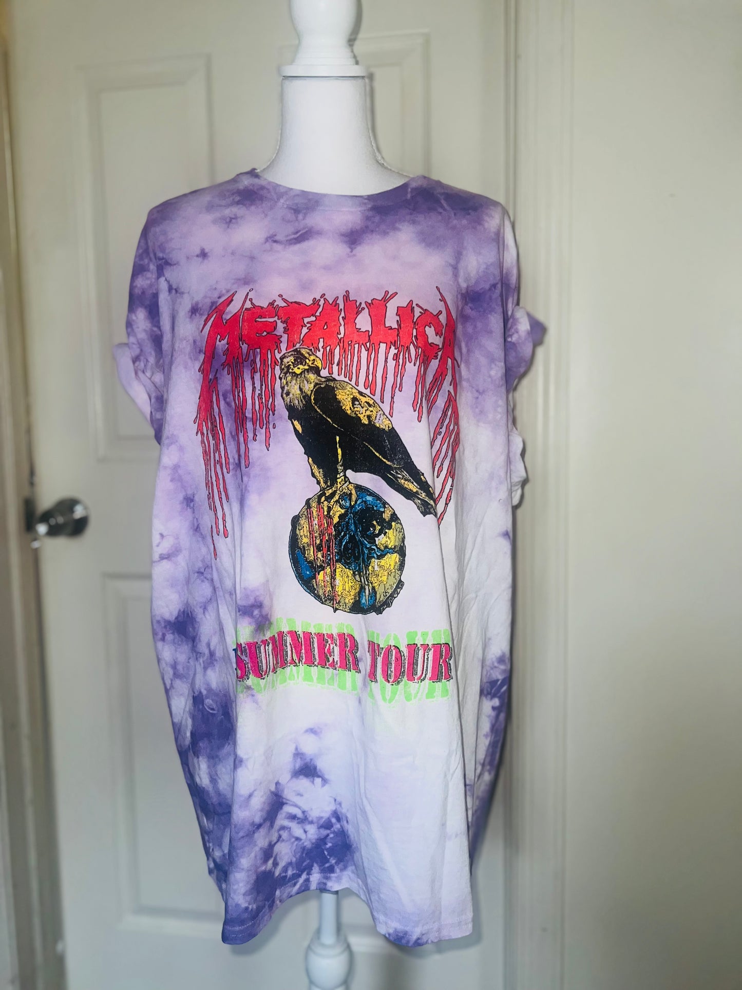 Metallica Oversized Distressed Tee