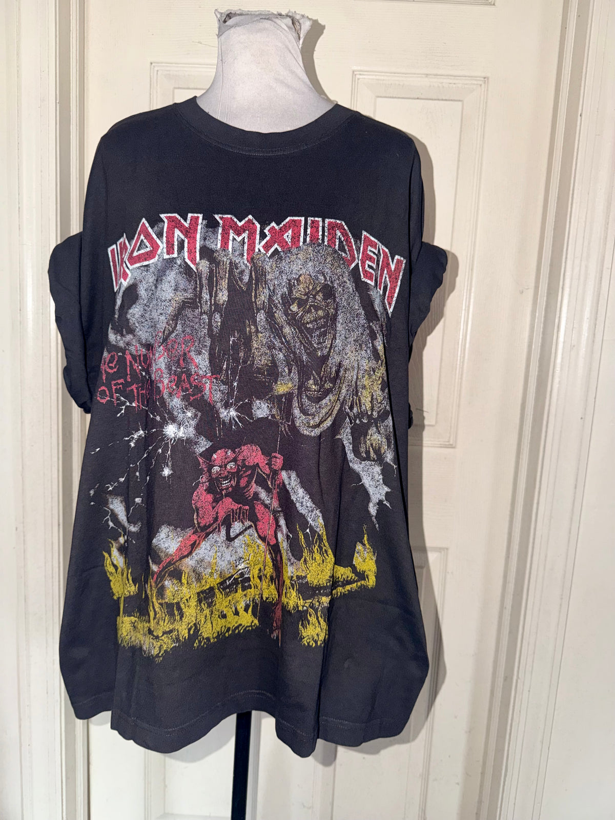 Iron Maiden Double Sided Oversized Tee