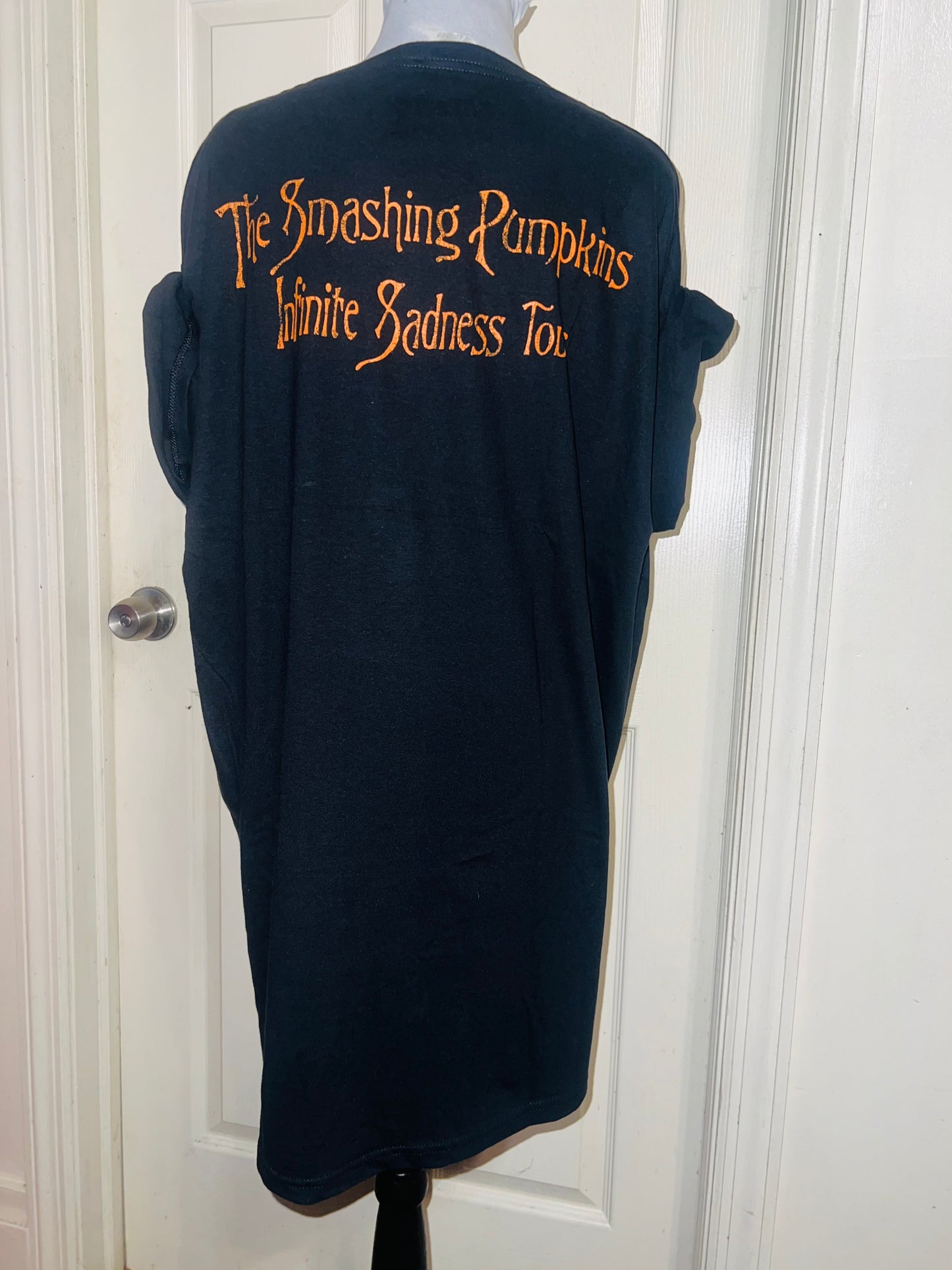 The Smashing Pumpkins Tour Double Sided Oversized Distressed Tee