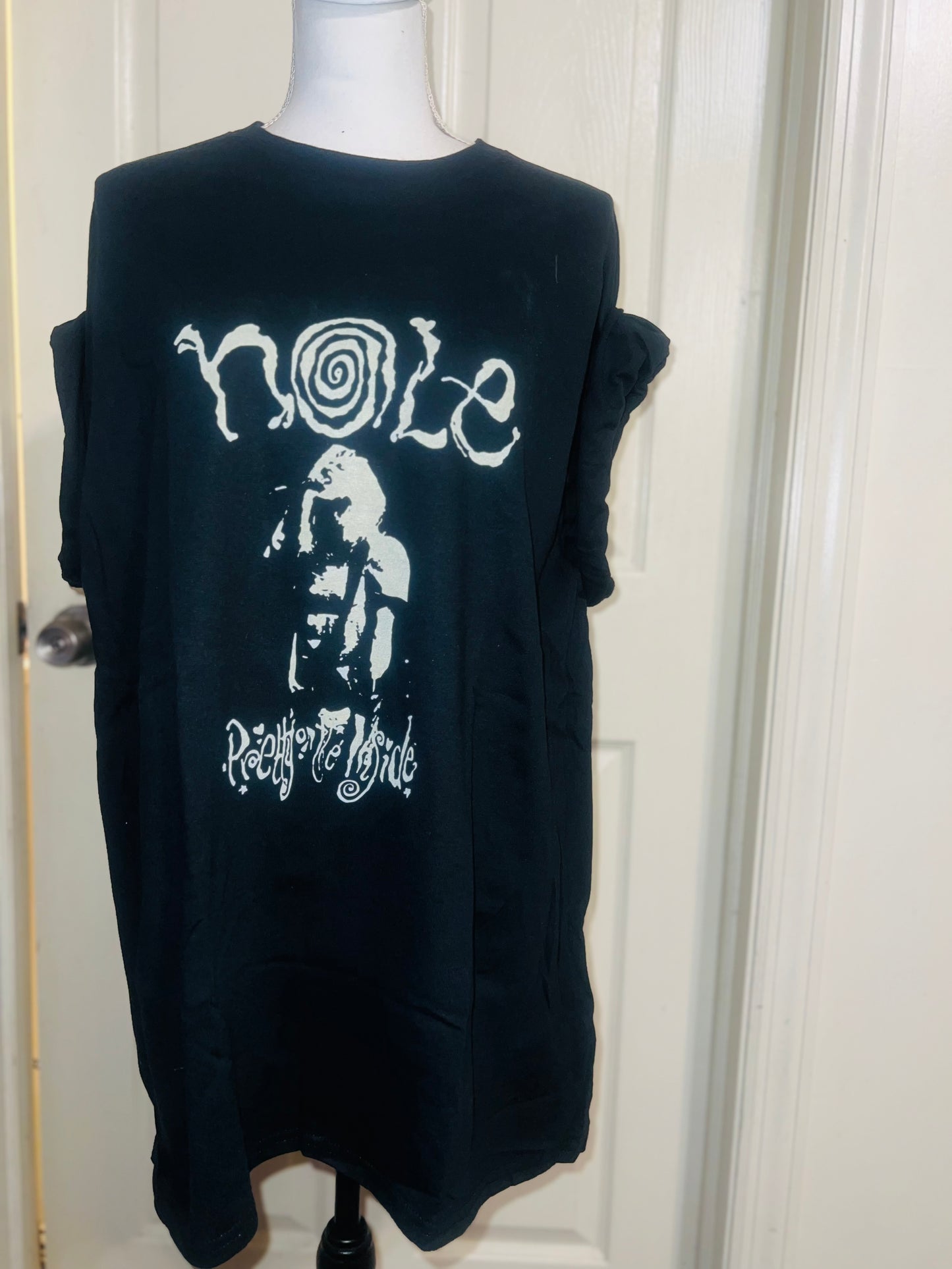 Hole Oversized Distressed Tee