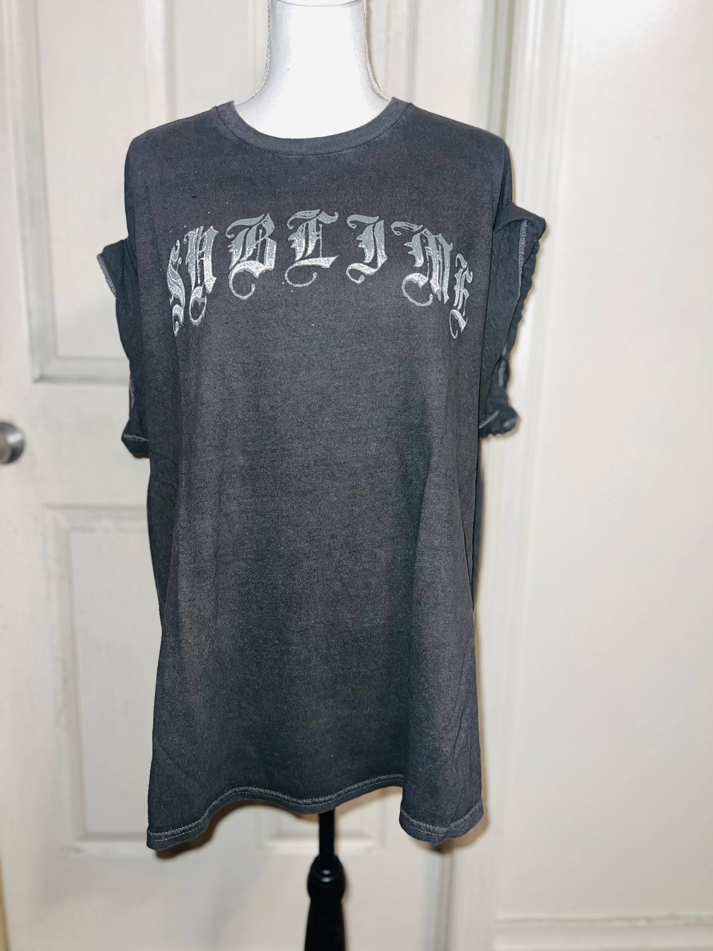 Sublime Double Sided Oversized Distressed Tee